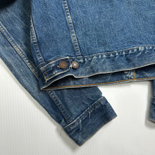 Load image into Gallery viewer, Vintage Levi&#39;s Black Tab Cropped Denim Jacket XS
