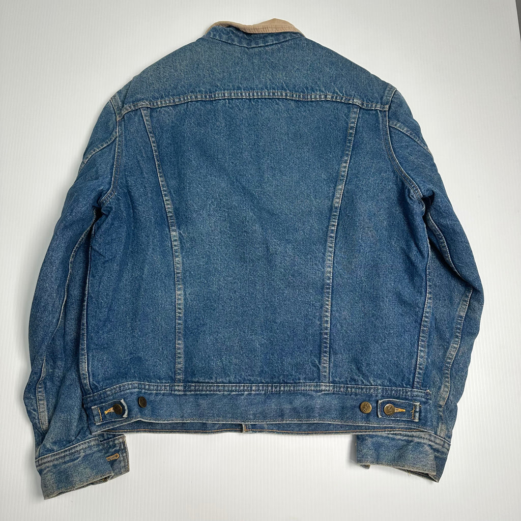 Vintage Lee Stormrider Blanket Lined Denim Jacket 44