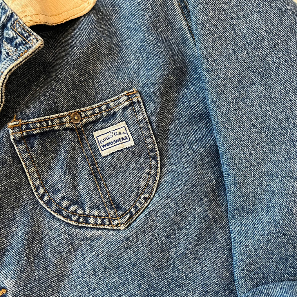 Vintage Guess Jeans Workwear Chore Coat L