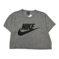 80s Nike Big Logo Cropped Tee M