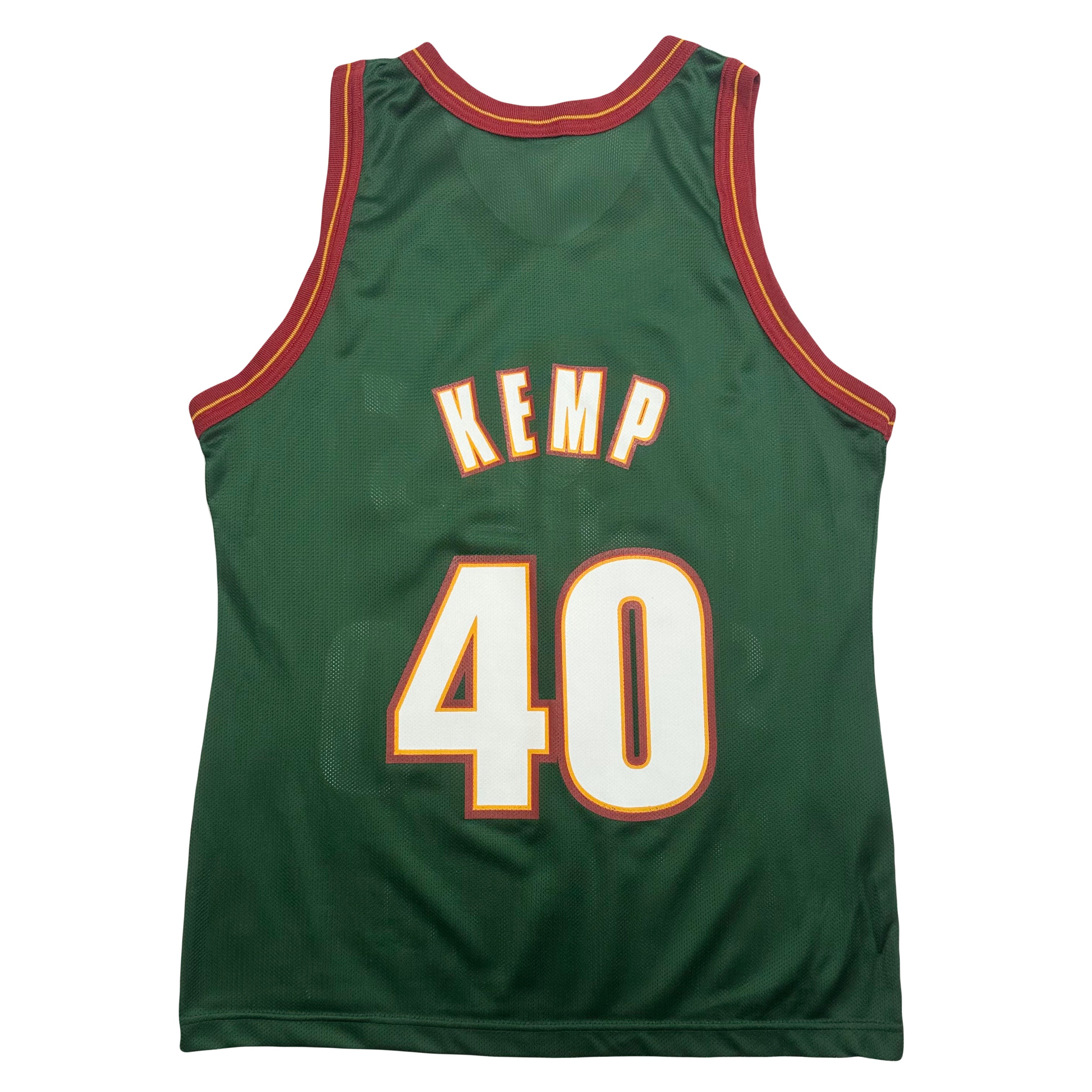 90s Champion Seattle Sonics Shawn Kemp #40 Jersey L