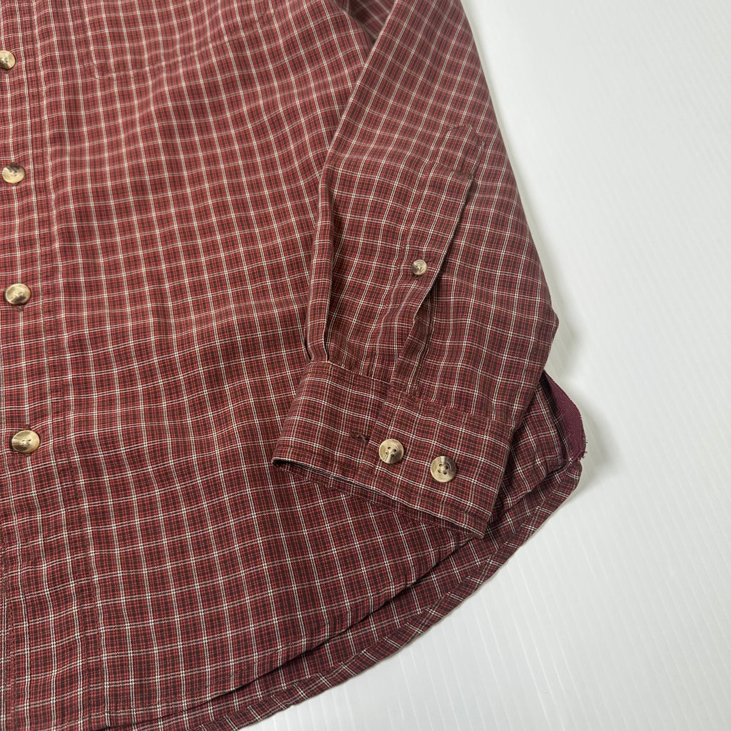 The North Face Plaid Button Up Shirt S