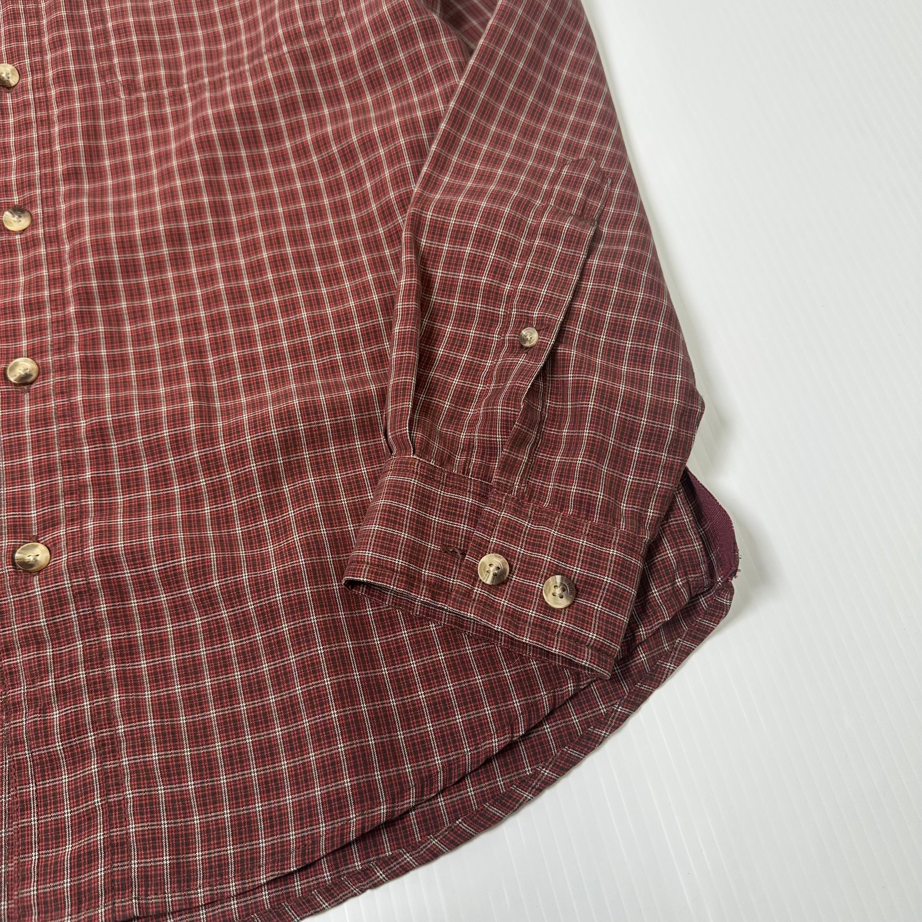 The North Face Plaid Button Up Shirt S