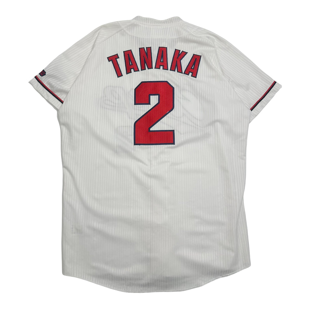 Vintage Mizuno Hiroshima Carps Tanaka #2 Baseball Jersey XL