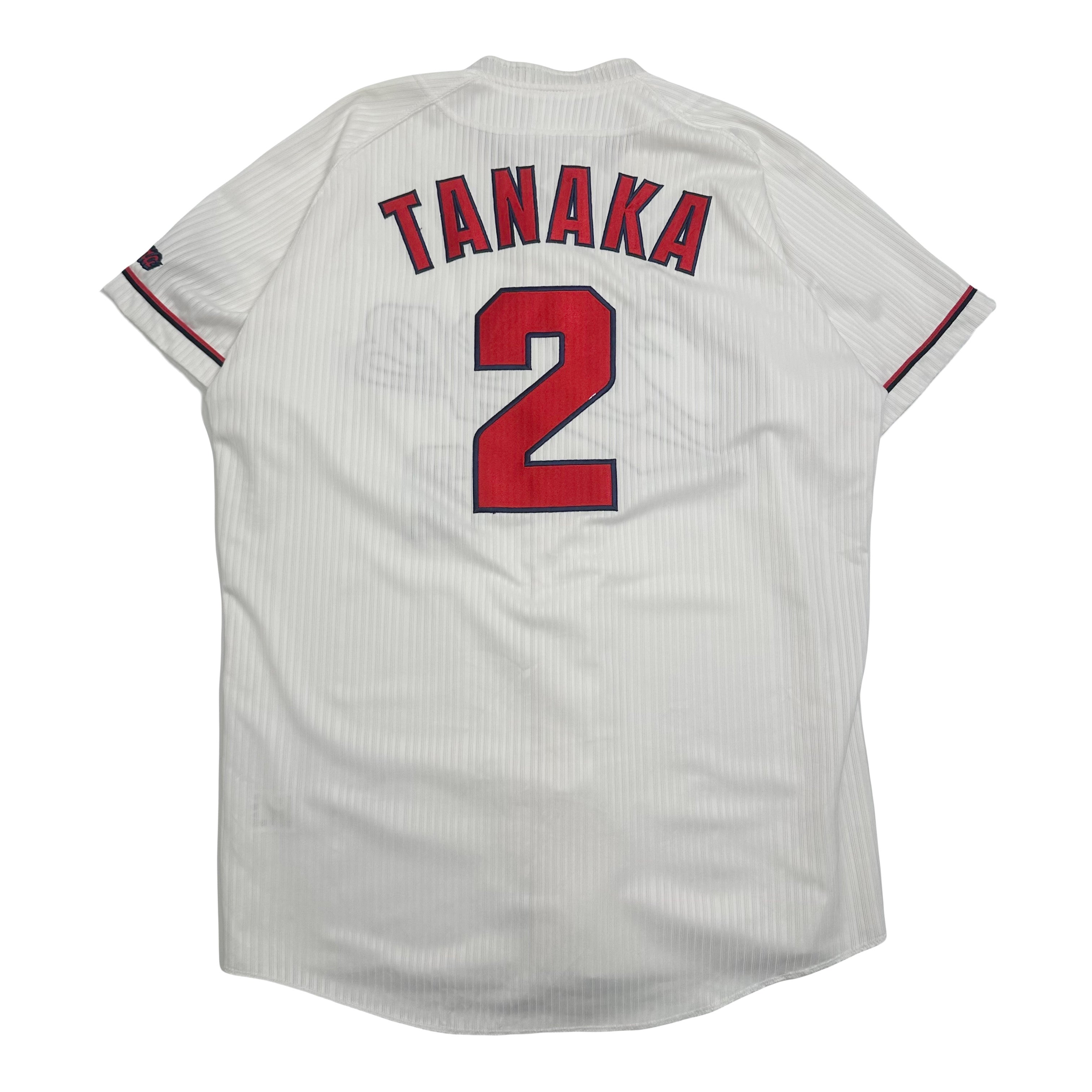 Vintage Mizuno Hiroshima Carps Tanaka #2 Baseball Jersey XL