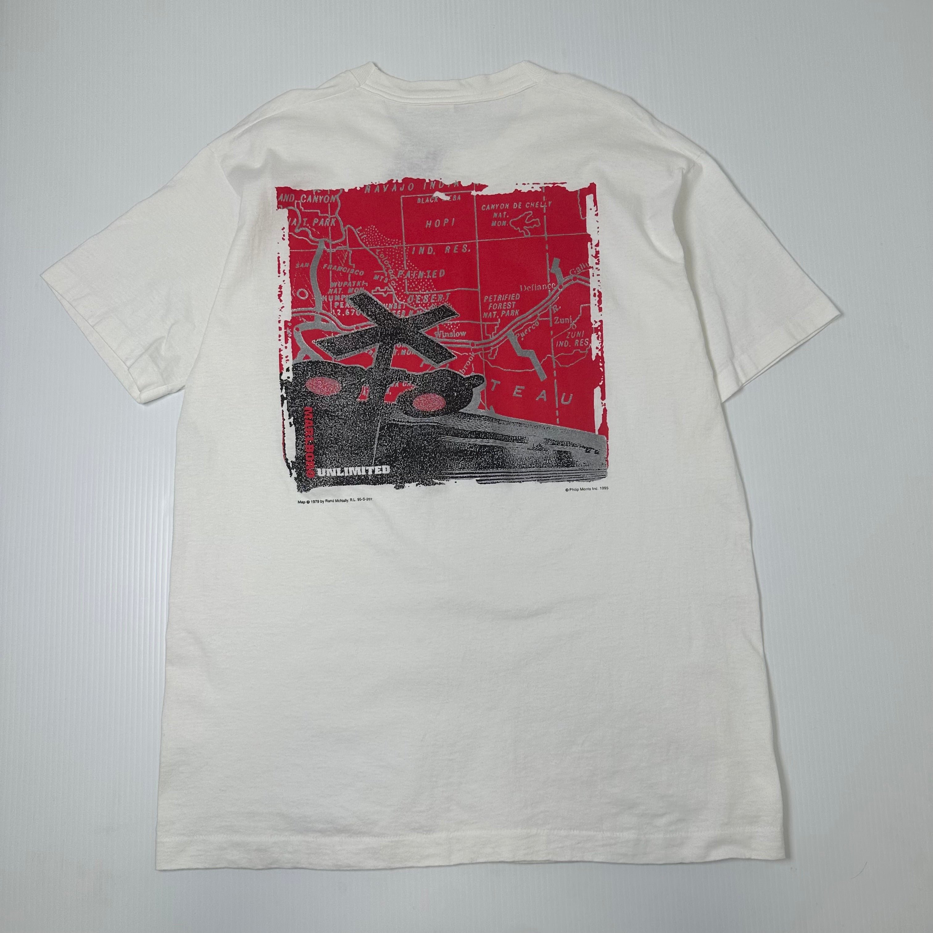 Vintage Marlboro Unlimited Map Graphic Tee XL
