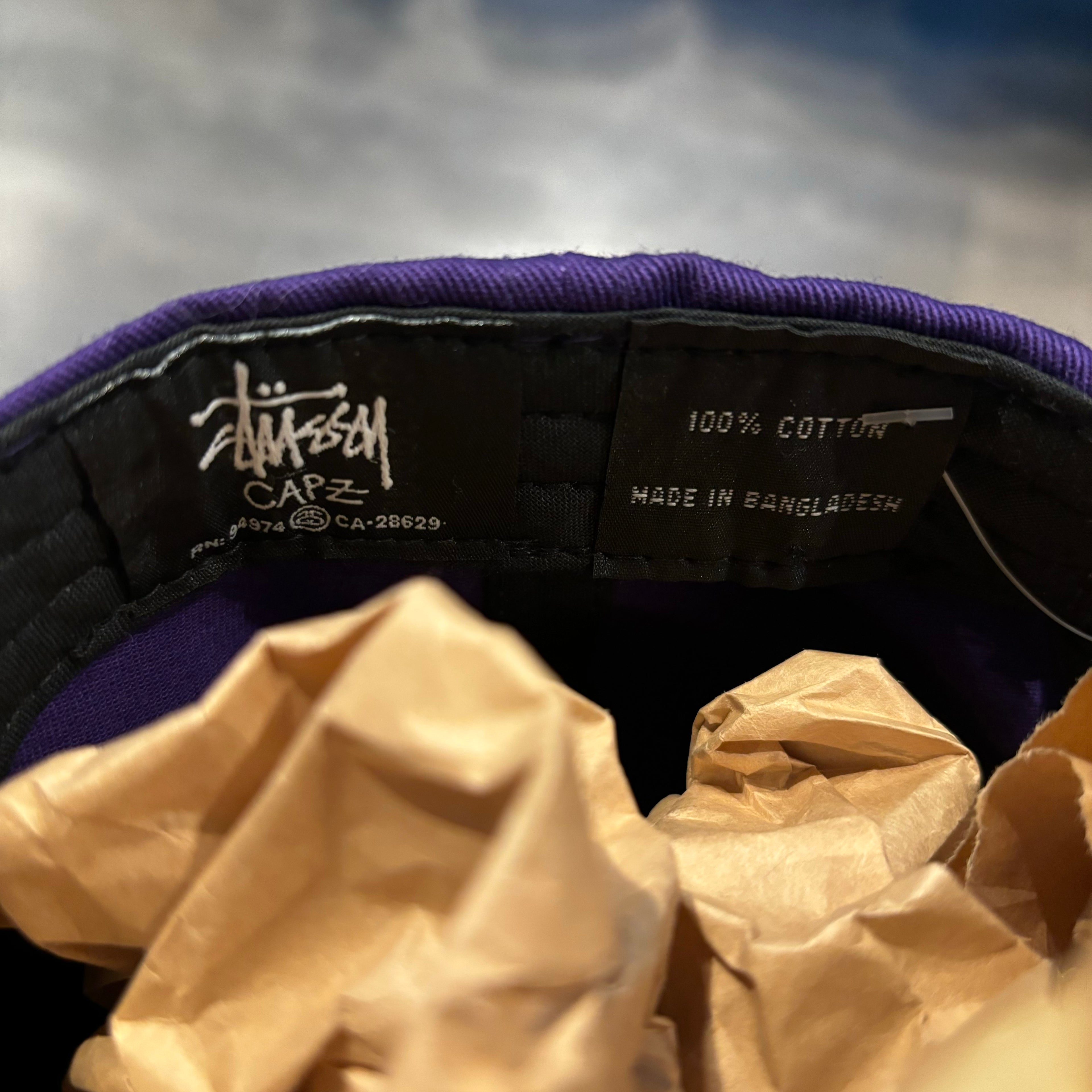 Purple Stüssy Snapback