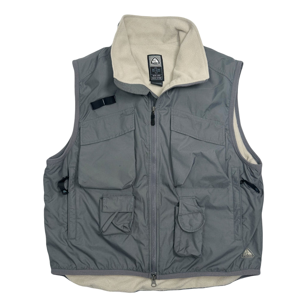 Vintage Nike ACG Fleece Lined Tactical Vest M