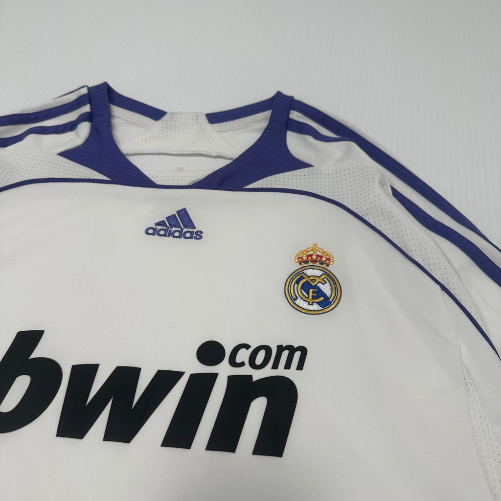 2007-08 Adidas Real Madrid Home Kit M