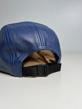 Load image into Gallery viewer, Supreme Leather 5 Panel Box Logo Strapback Hat
