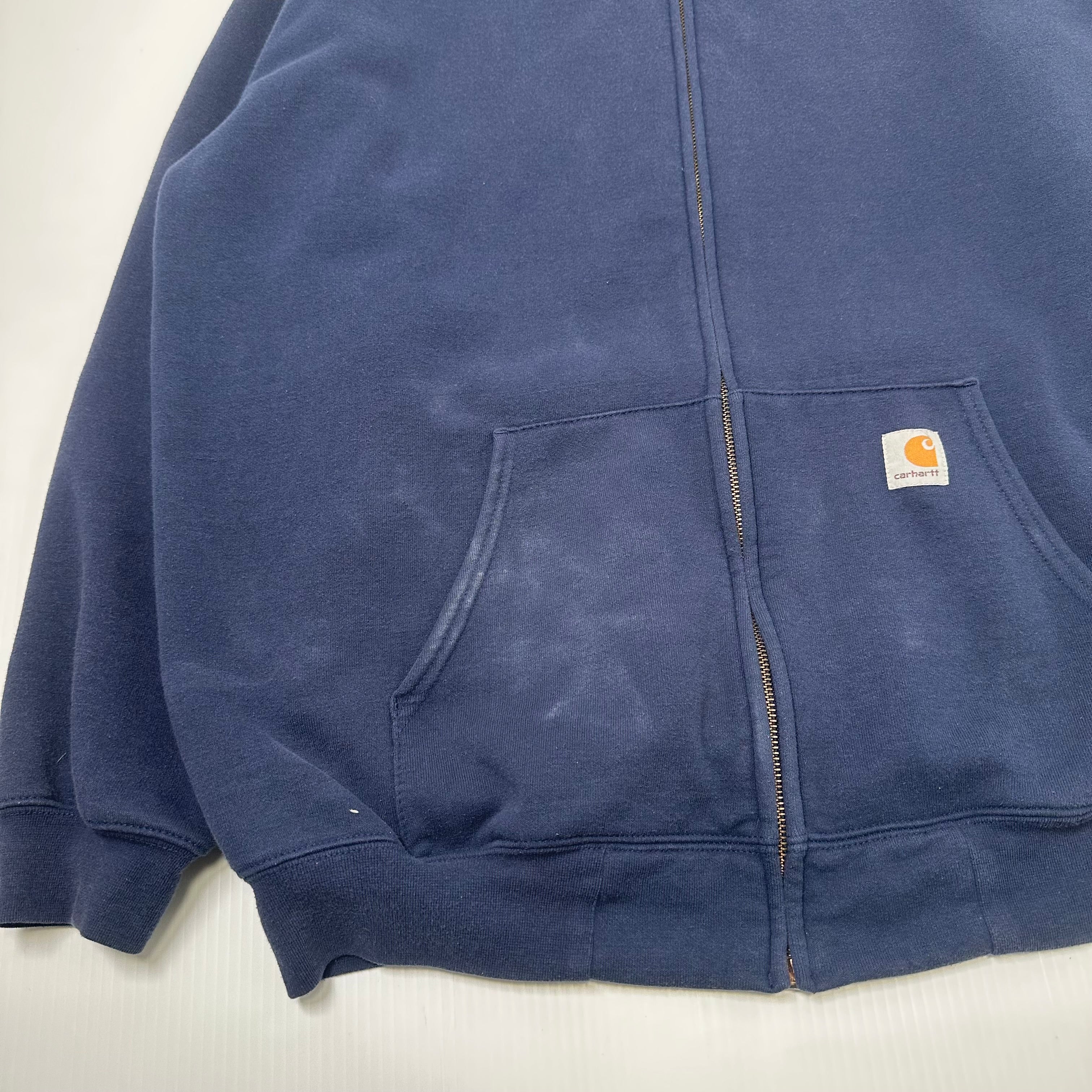 Vintage Carhartt Mini Logo Zip Hoodie XL