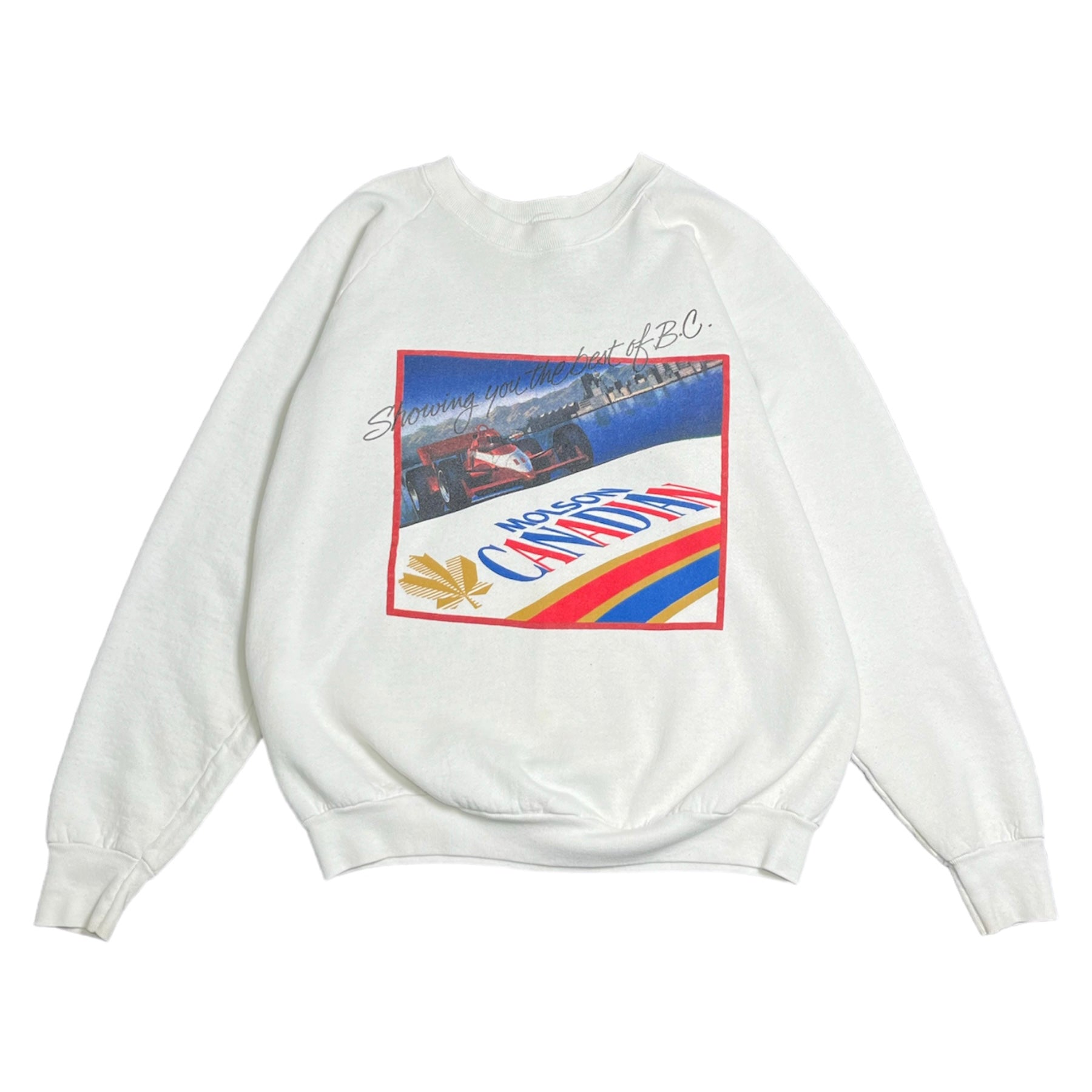 90s Molson Canadian Racing Crewneck XL