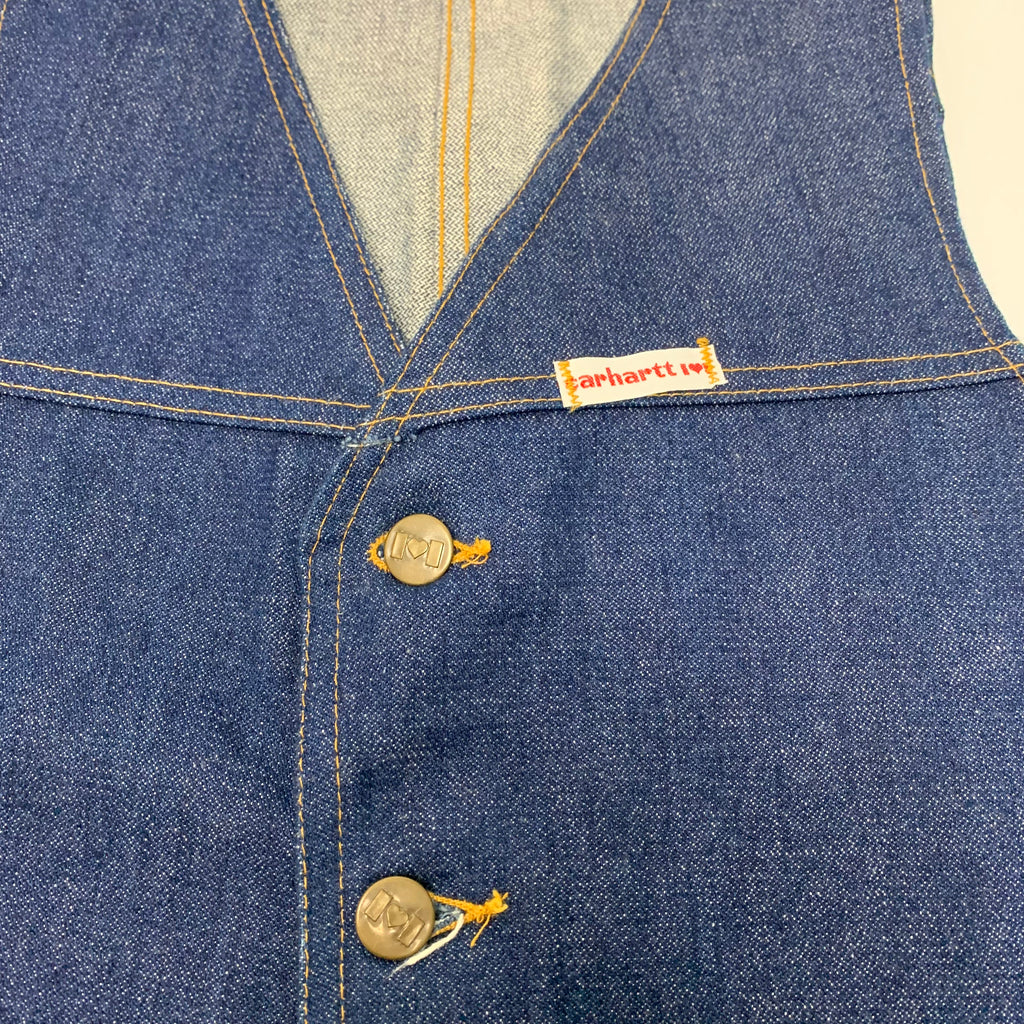 Vintage Carhartt Canada Denim Vest S