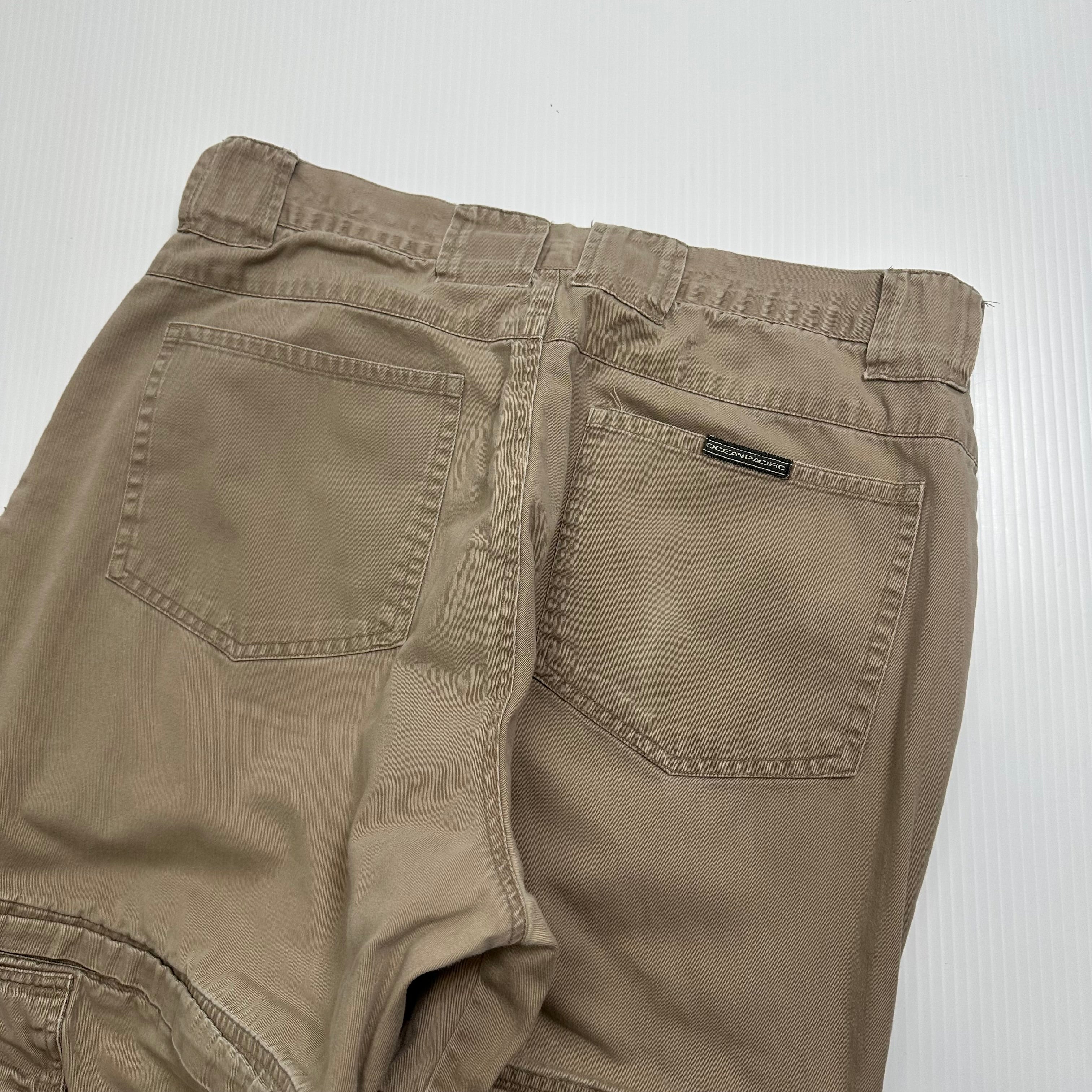 Vintage Ocean Pacific Zip Off Cargo Pants 36