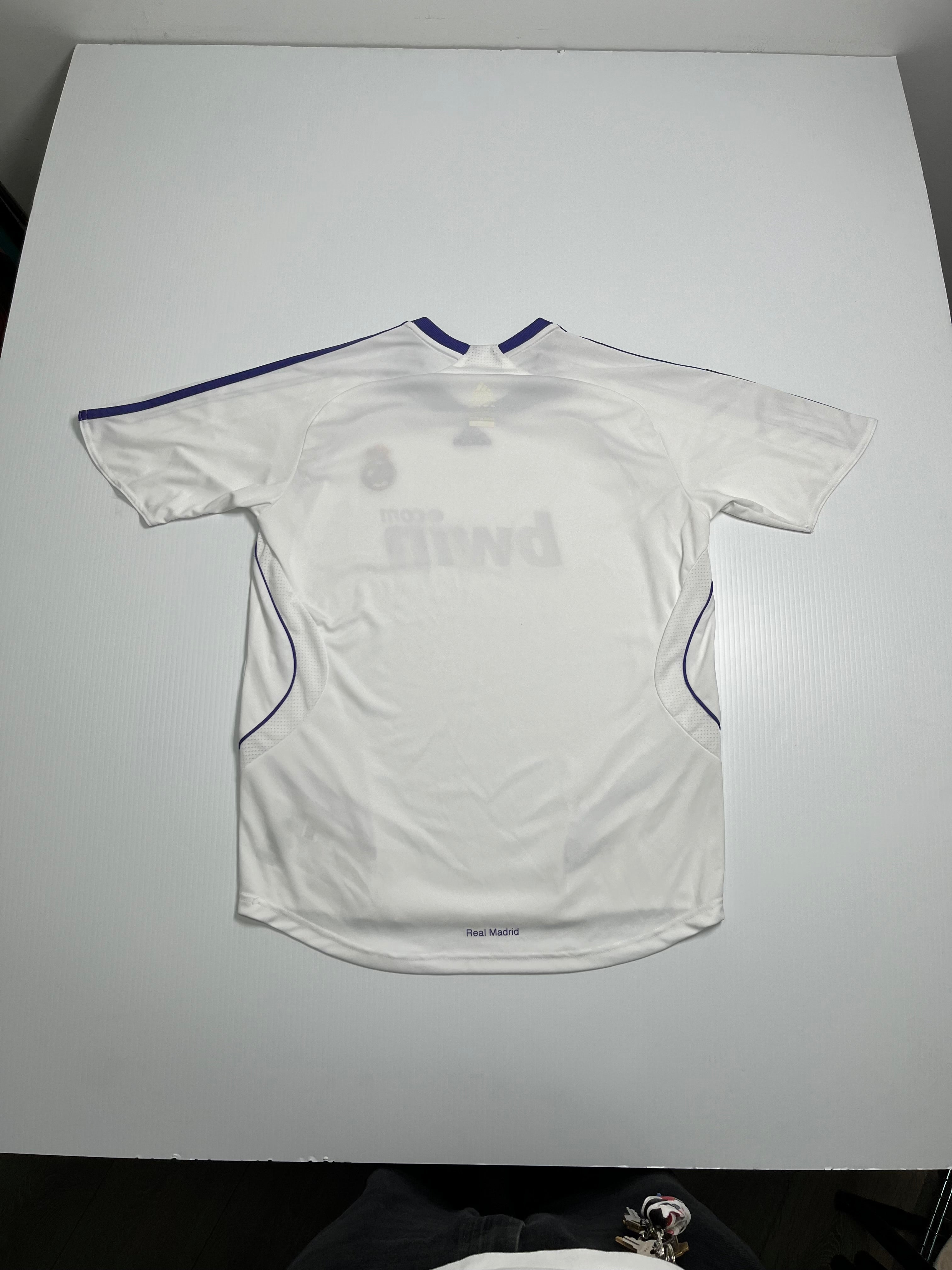 2007-08 Real Madrid Adidas Home Jersey M