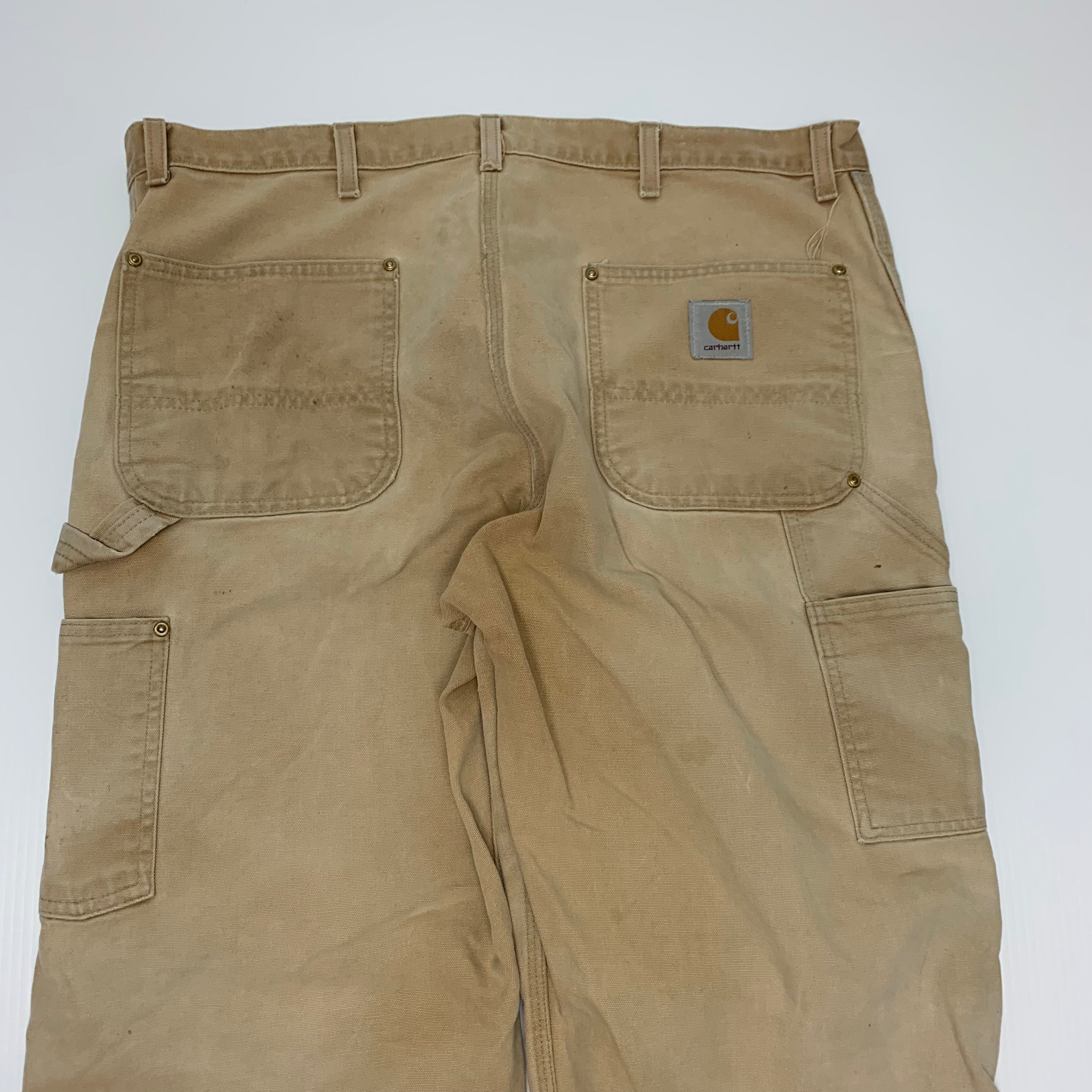Carhartt Tan Double Knee Denim 40x32