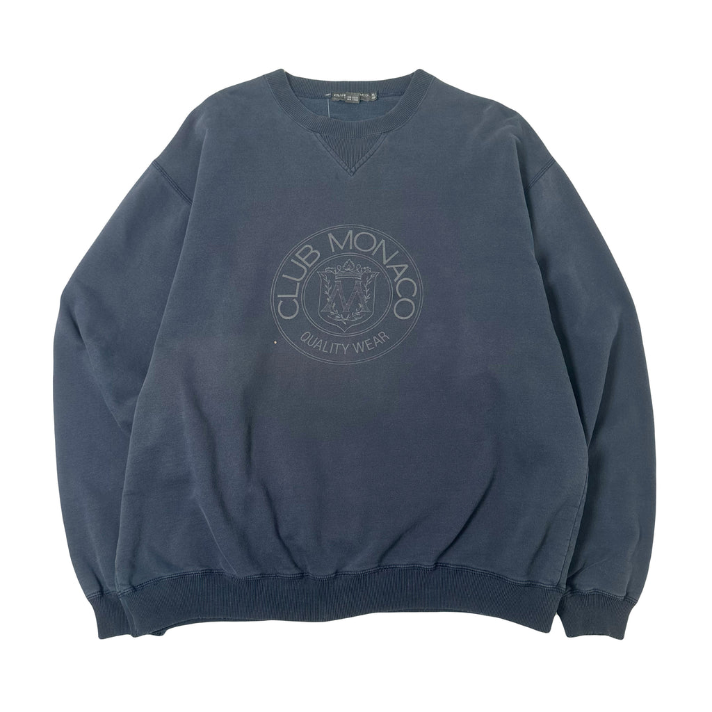 Vintage Club Monaco Crest Logo Crewneck XL