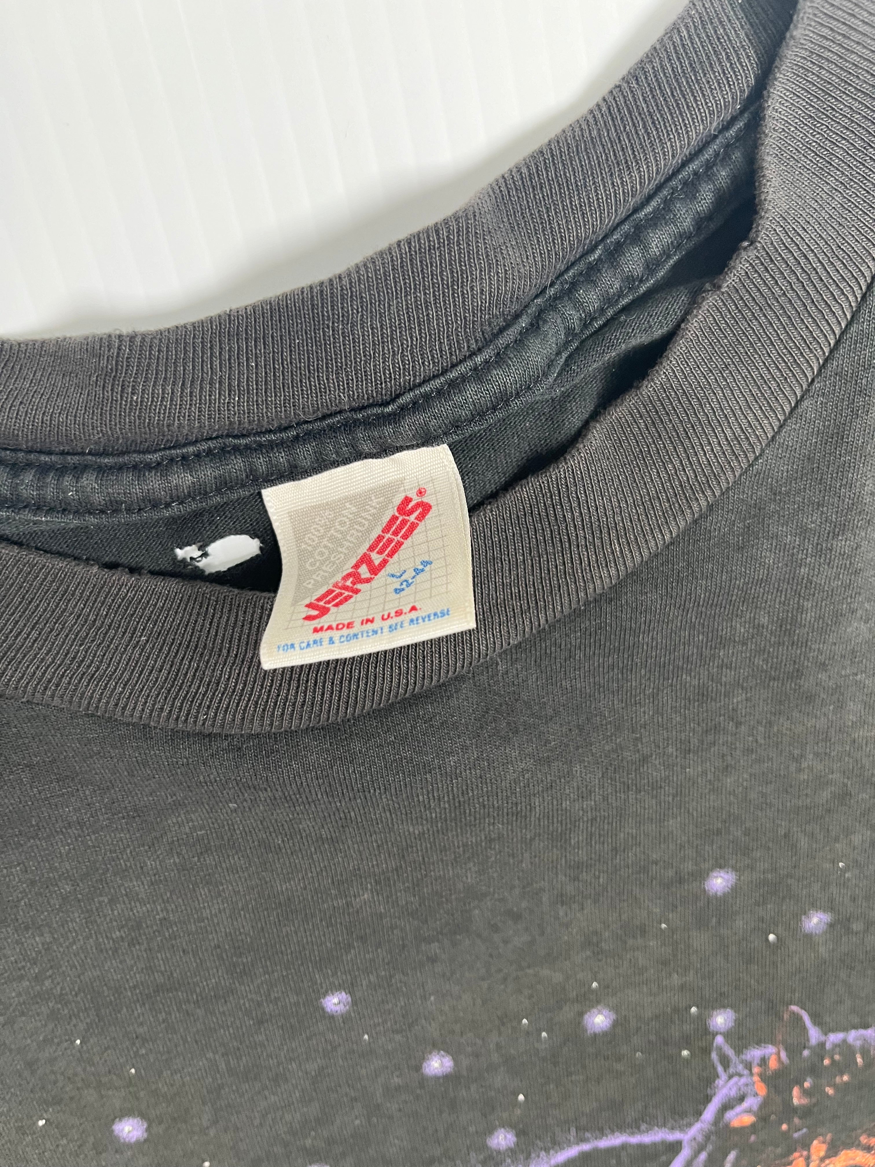 Vintage Campfire Cowboy Graphic Tee L