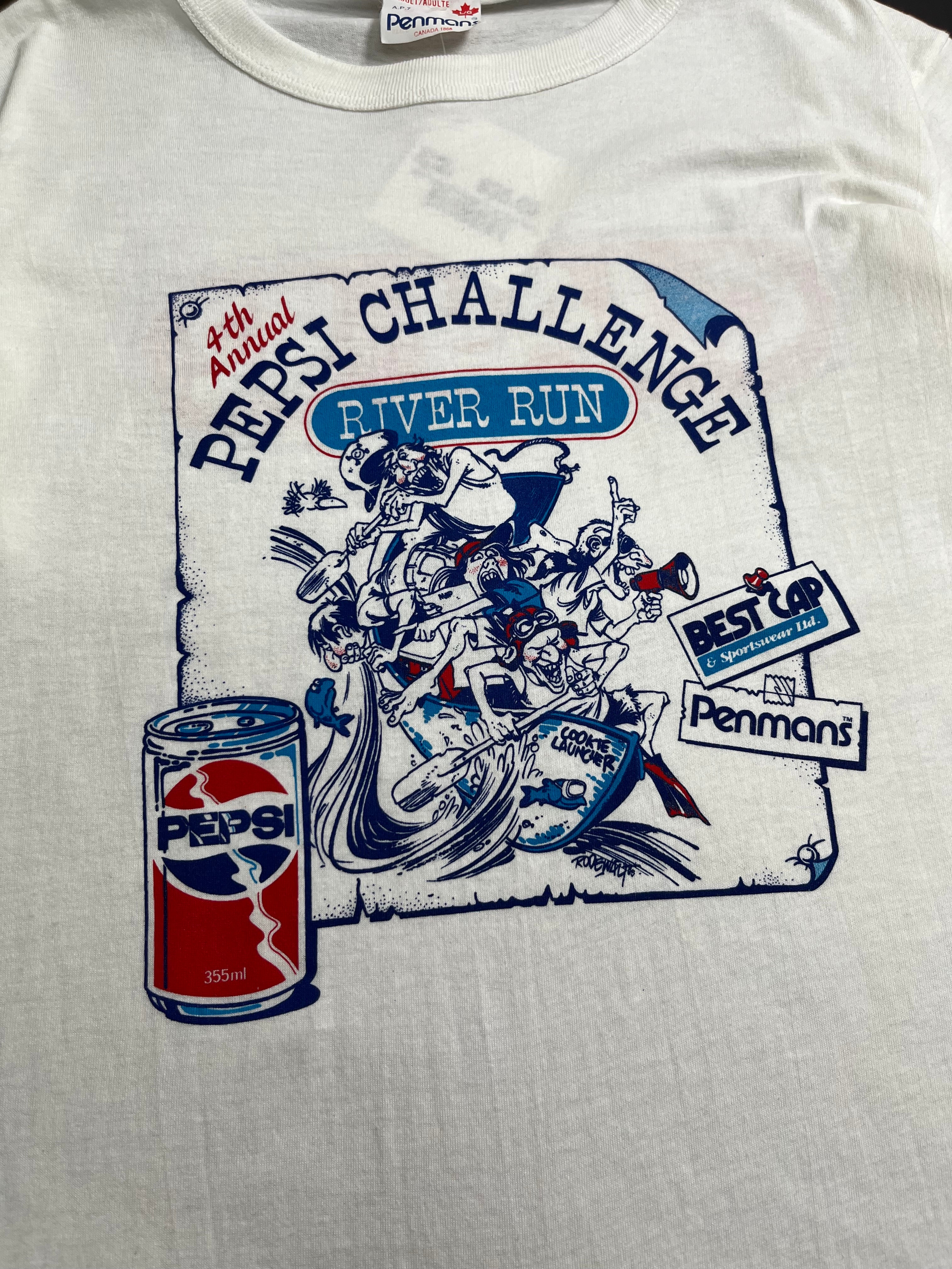 80s Pepsi Challenge River Run Tee L