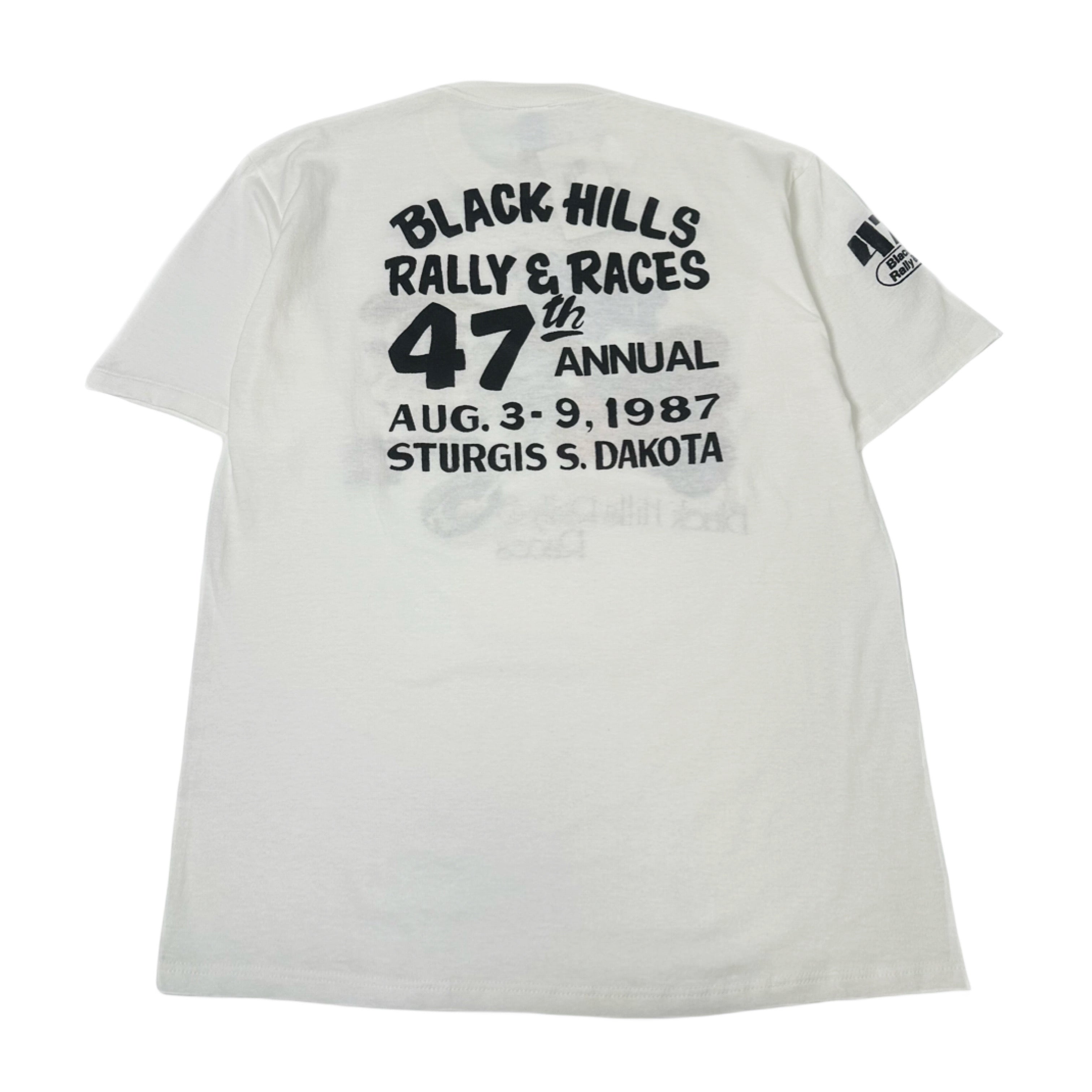 1987 Black Hills Rally Biker Tee XL