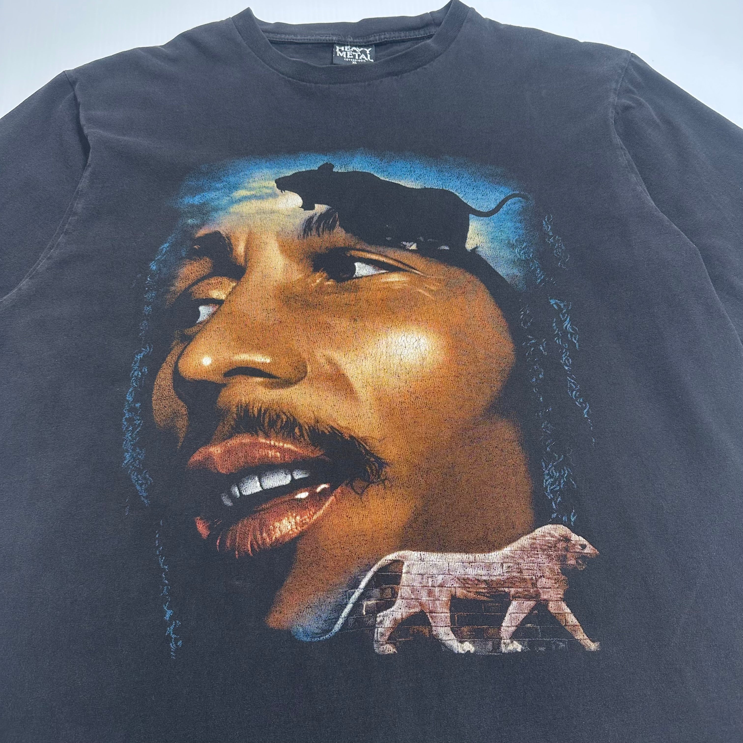 Vintage Bob Marley Lion Graphic Tee XL