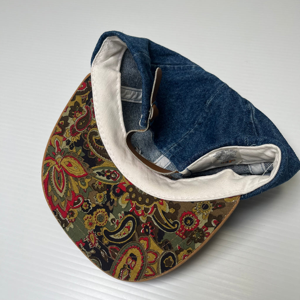 Vintage IBM Technology Denim Strapback Hat
