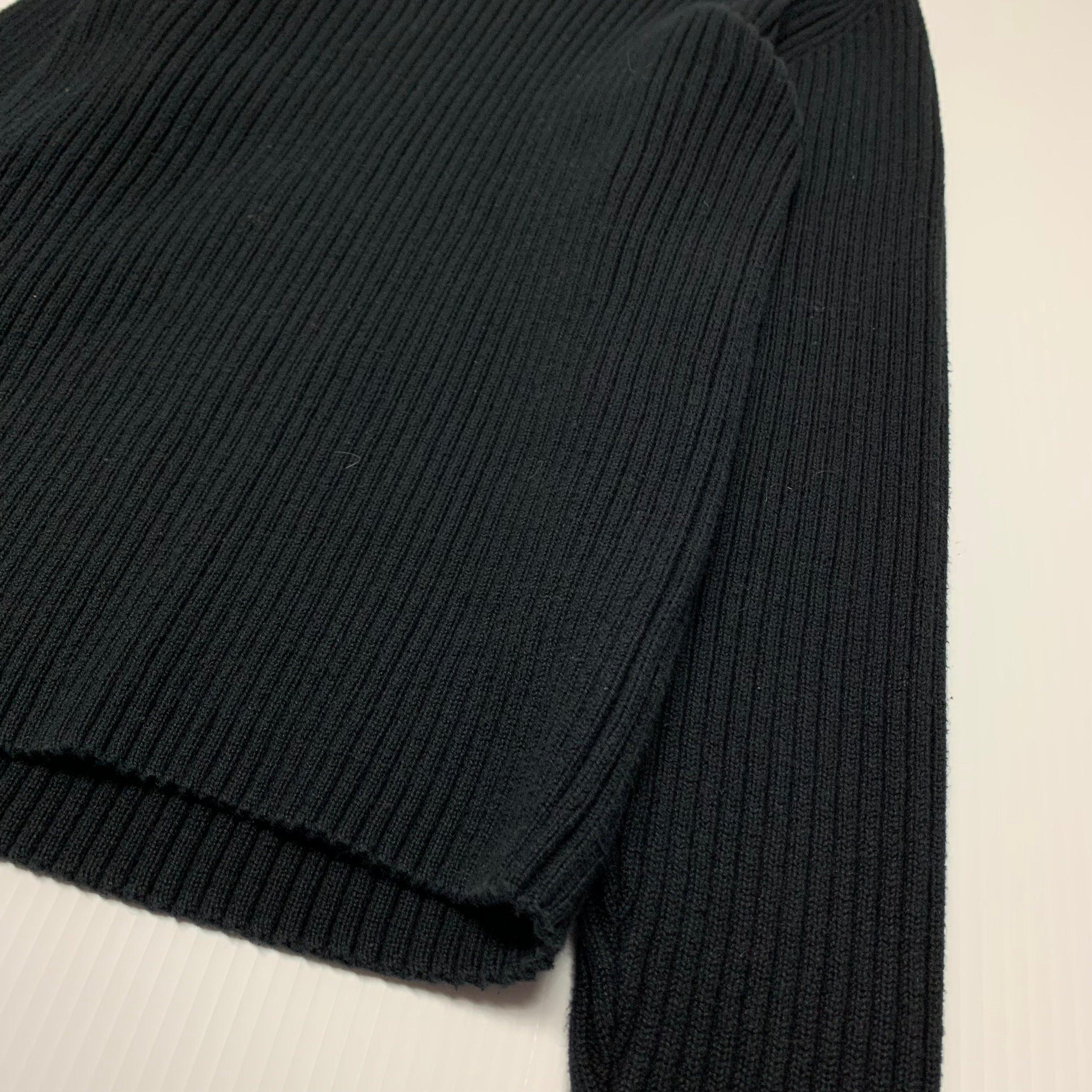 Y2K GAP Black Ribbed Sweater L