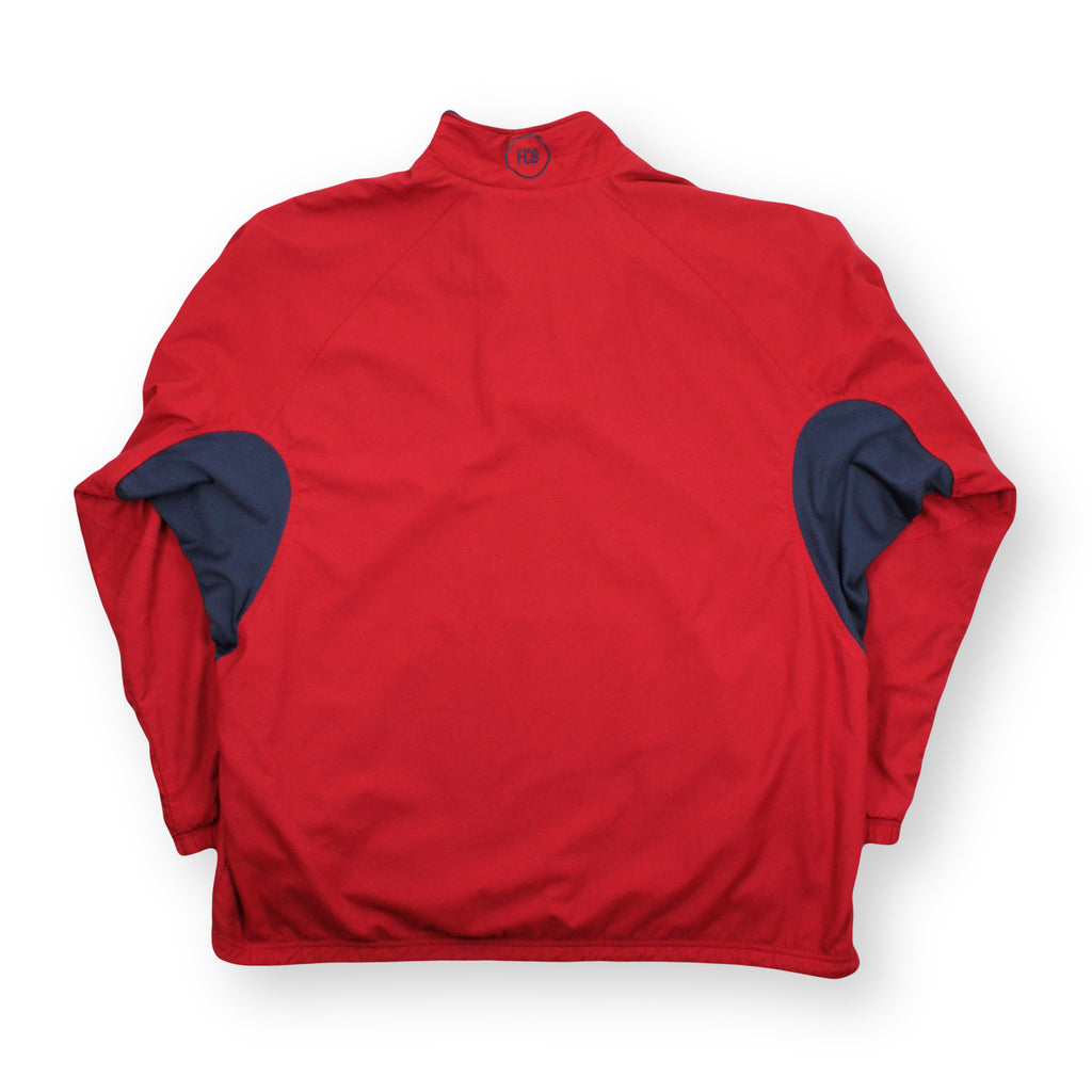Vintage Nike Barcelona Reversible 1/4 Zip Jacket XL