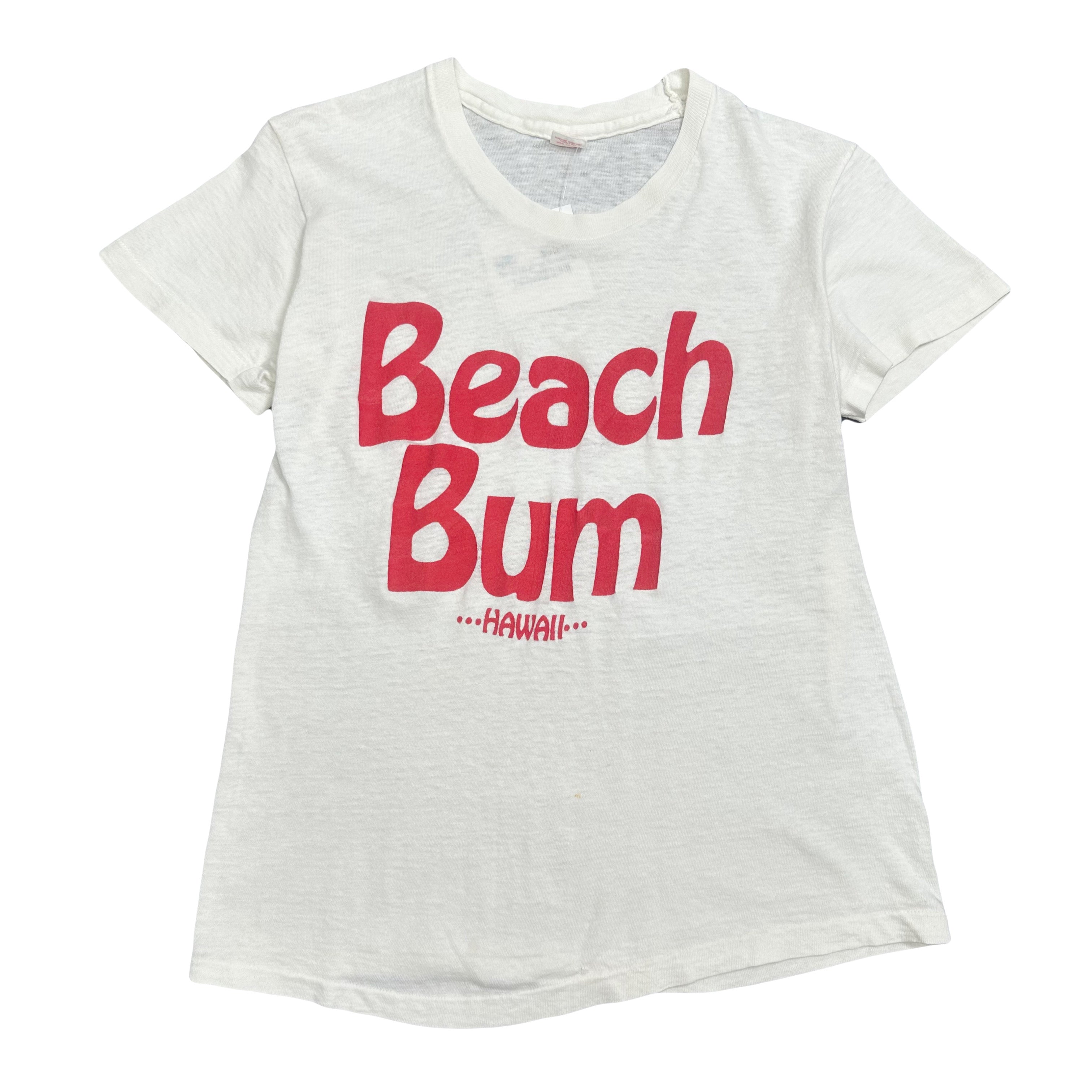 70s Hawaii Beach Bum Tee S