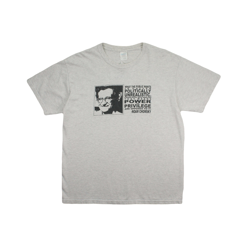 Vintage Noah Chomsky Power & Privilege Tee L