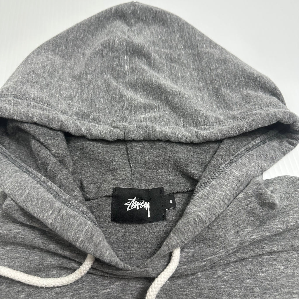 Stüssy Felt Logo Cropped Hoodie S