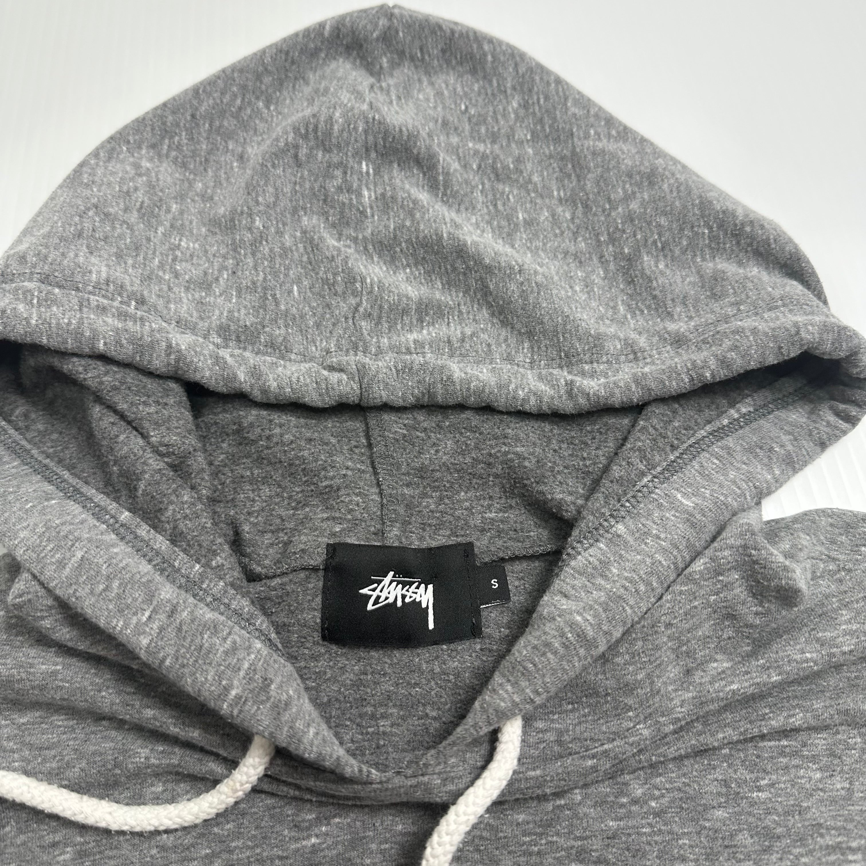 Stüssy Felt Logo Cropped Hoodie S