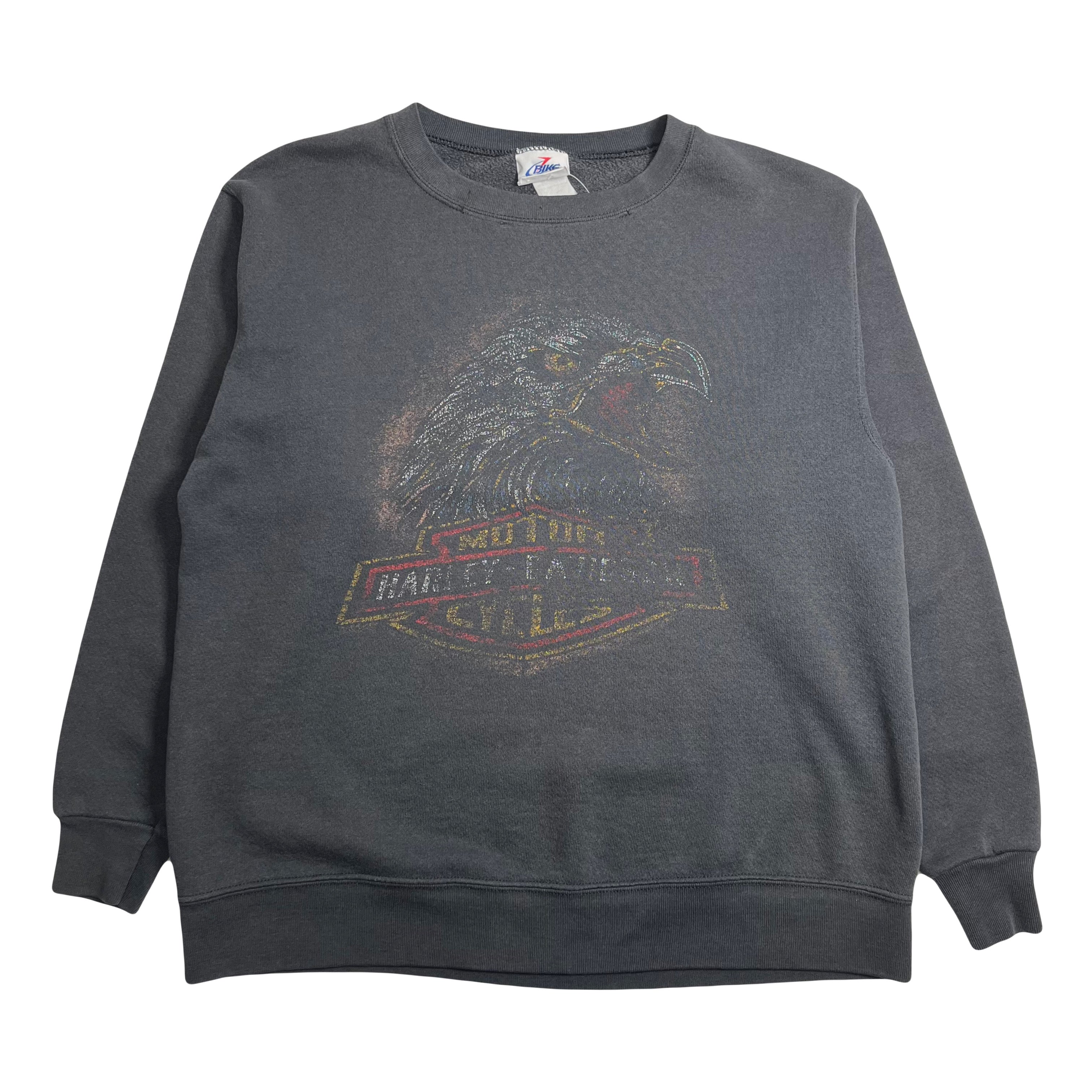 Vintage Harley Davidson Faded Crewneck L
