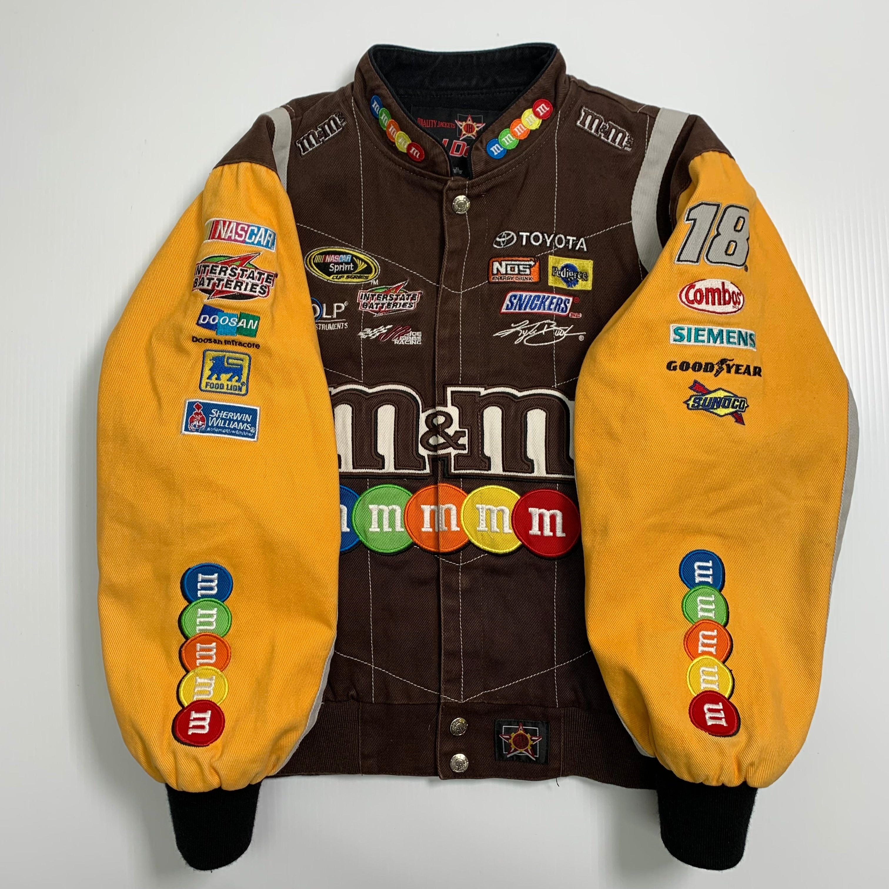 Vintage Jeff Hamilton M&M's Racing Jacket Youth XL