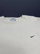 Load image into Gallery viewer, Y2K Nike Swoosh Cream Crewneck XL
