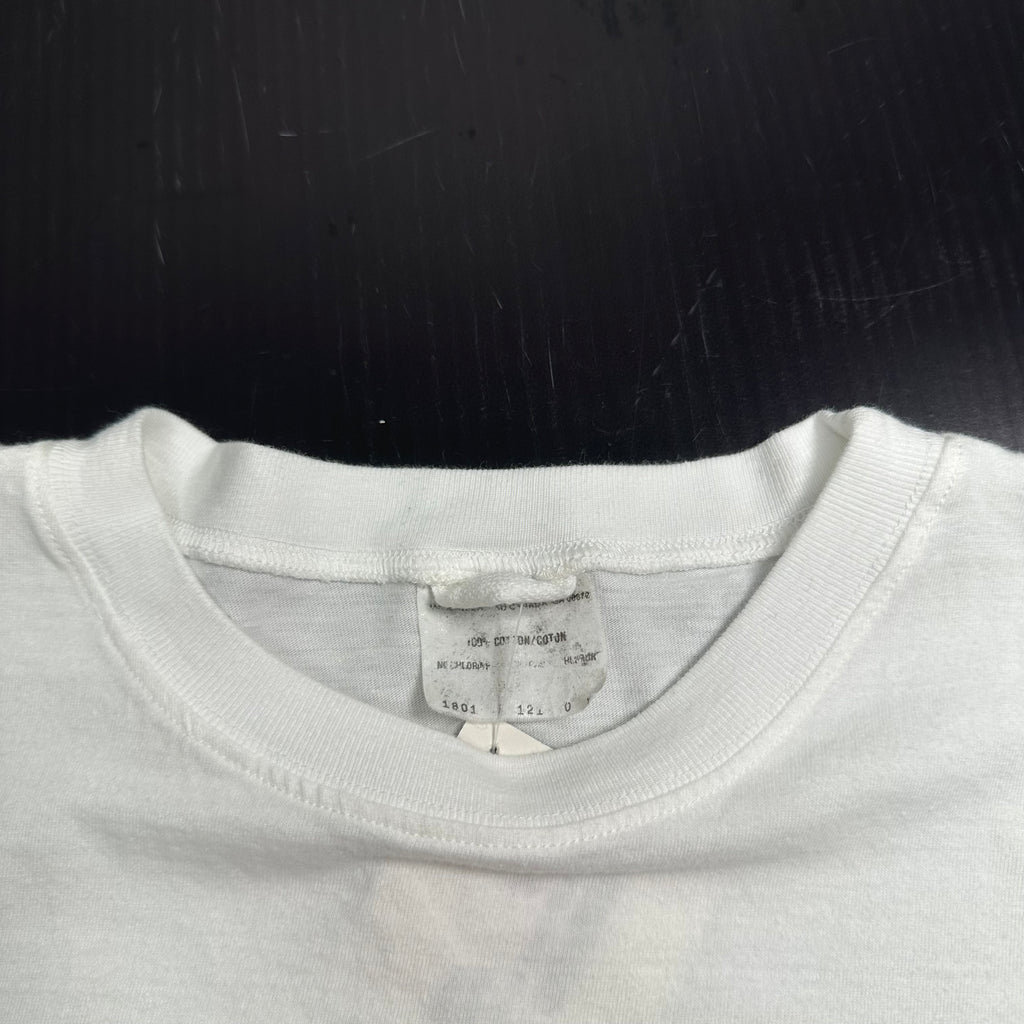 Vintage Ikeda Century Riveted Blue Jeans Graphic Tee XL