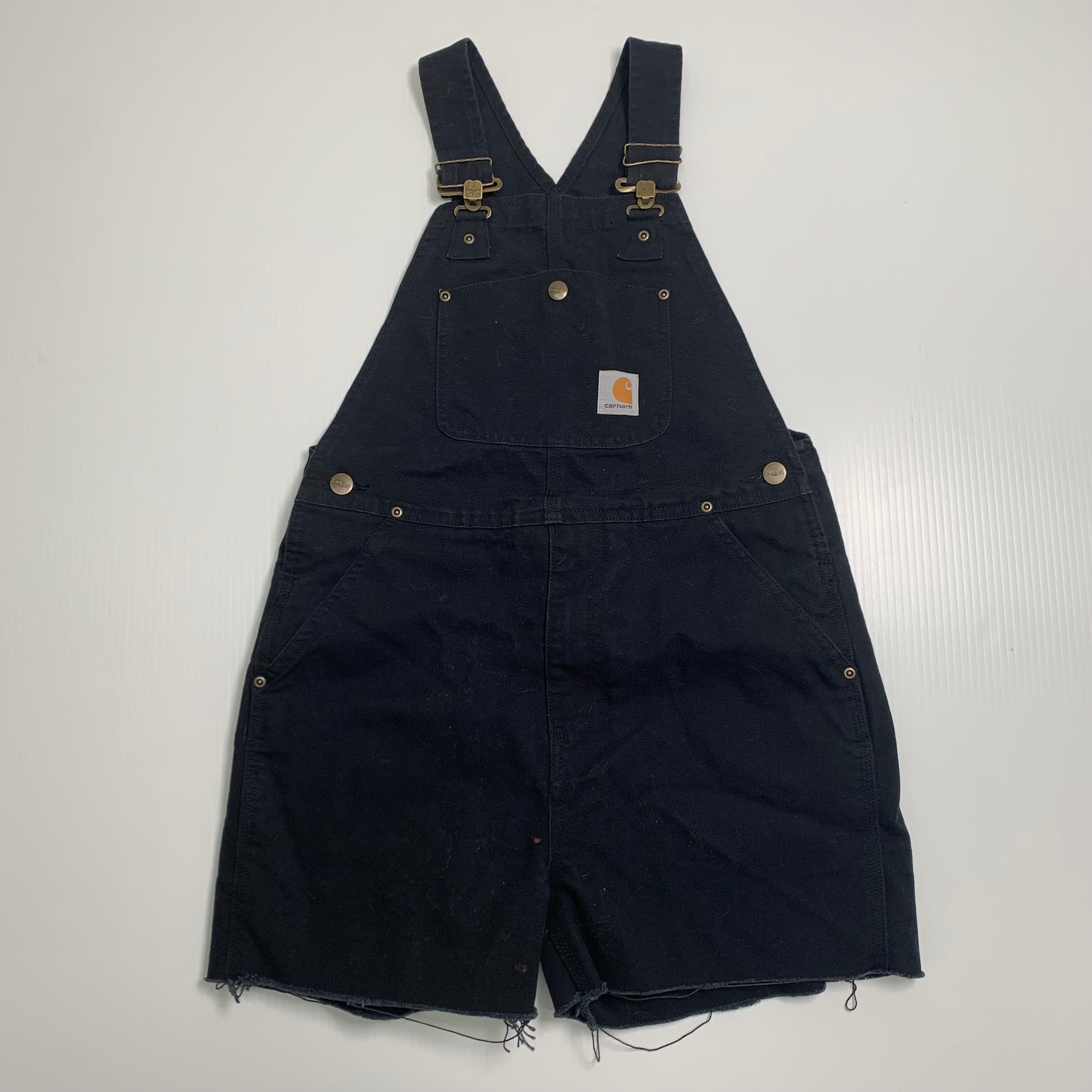 Vintage Carhartt Cutoff Short Overalls Women's 10