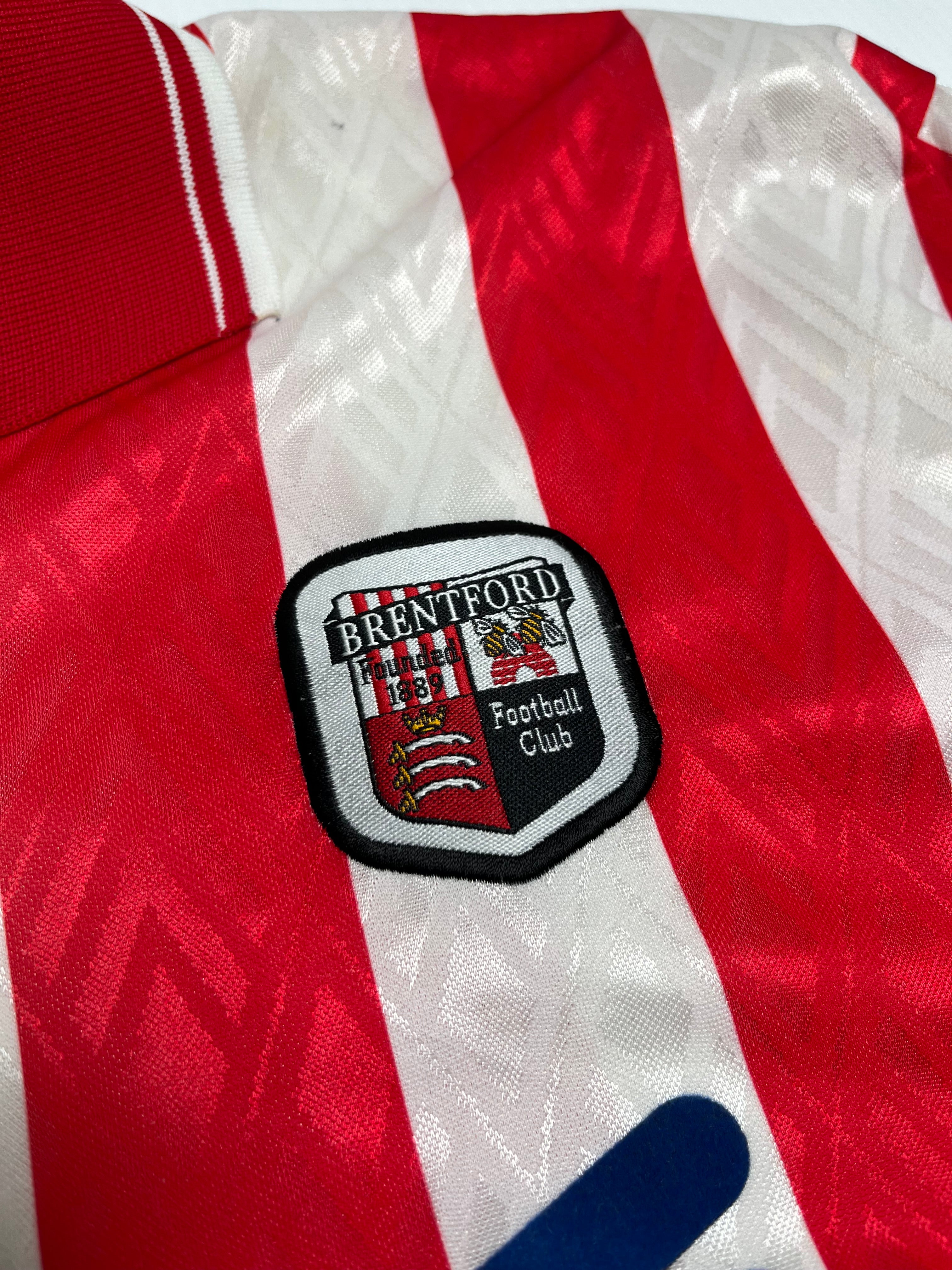 1996 Early Season Brentford FC Cobra Sports Jersey 2XL