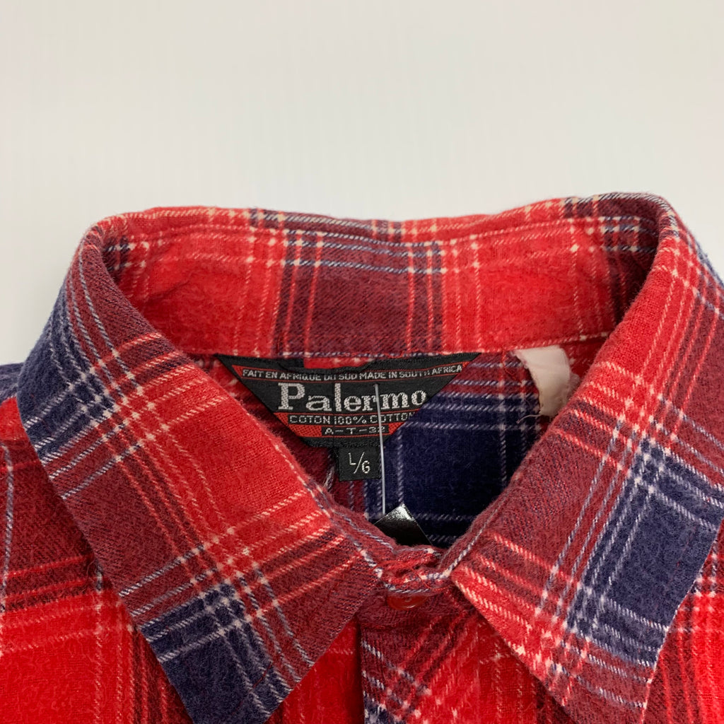 Vintage Palermo Plaid Button-Up L