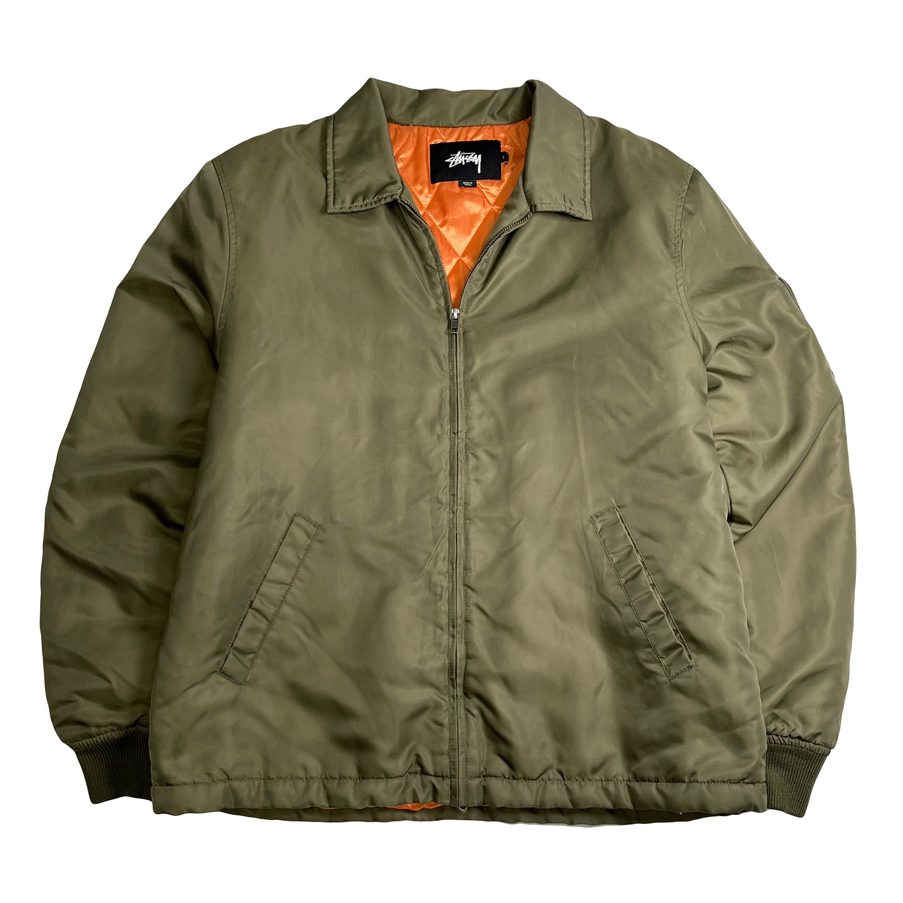 Stussy Quilted Bomber Jacket L