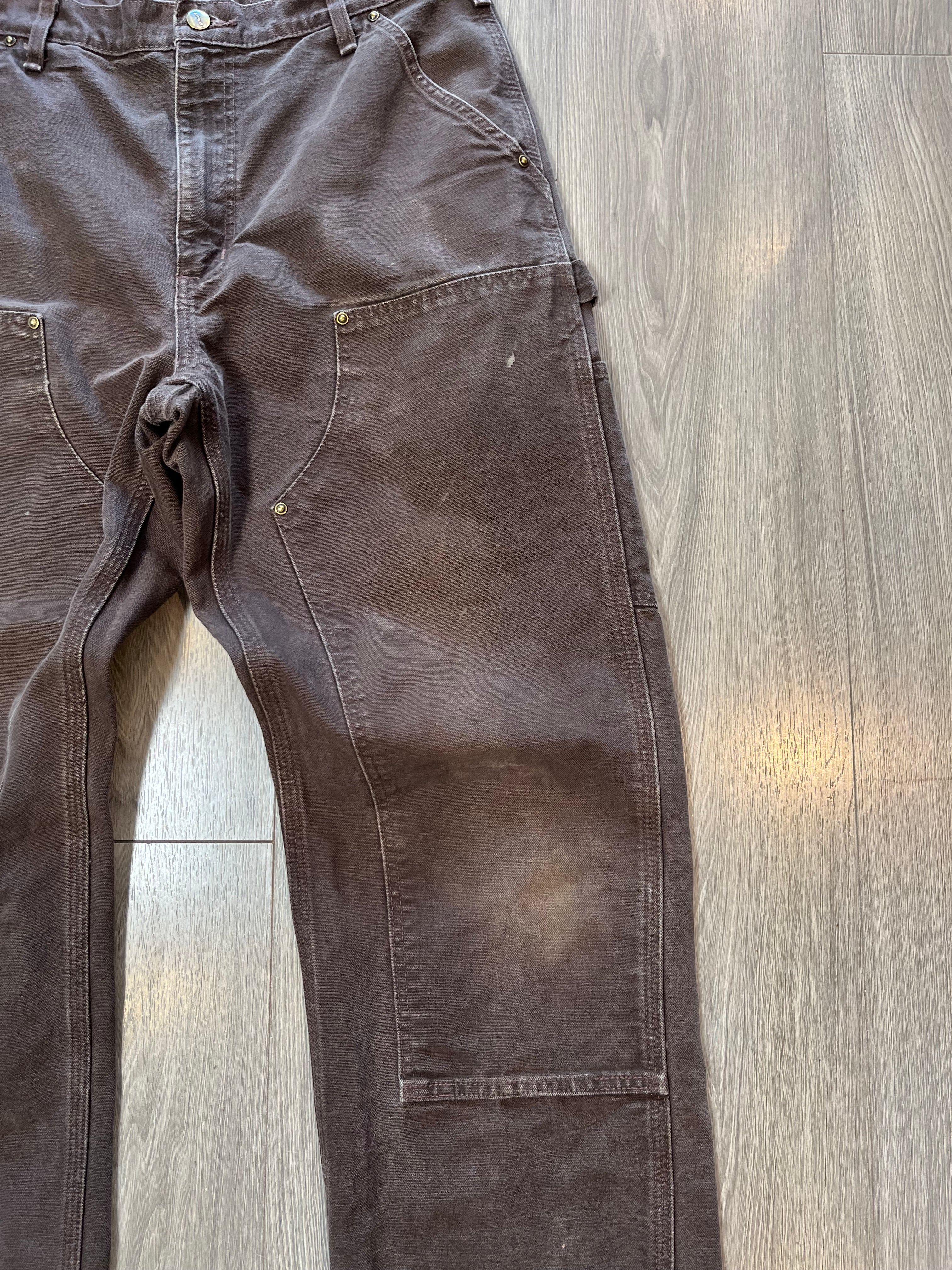 Carhartt B136 Double Knee Carpenter Denim 33