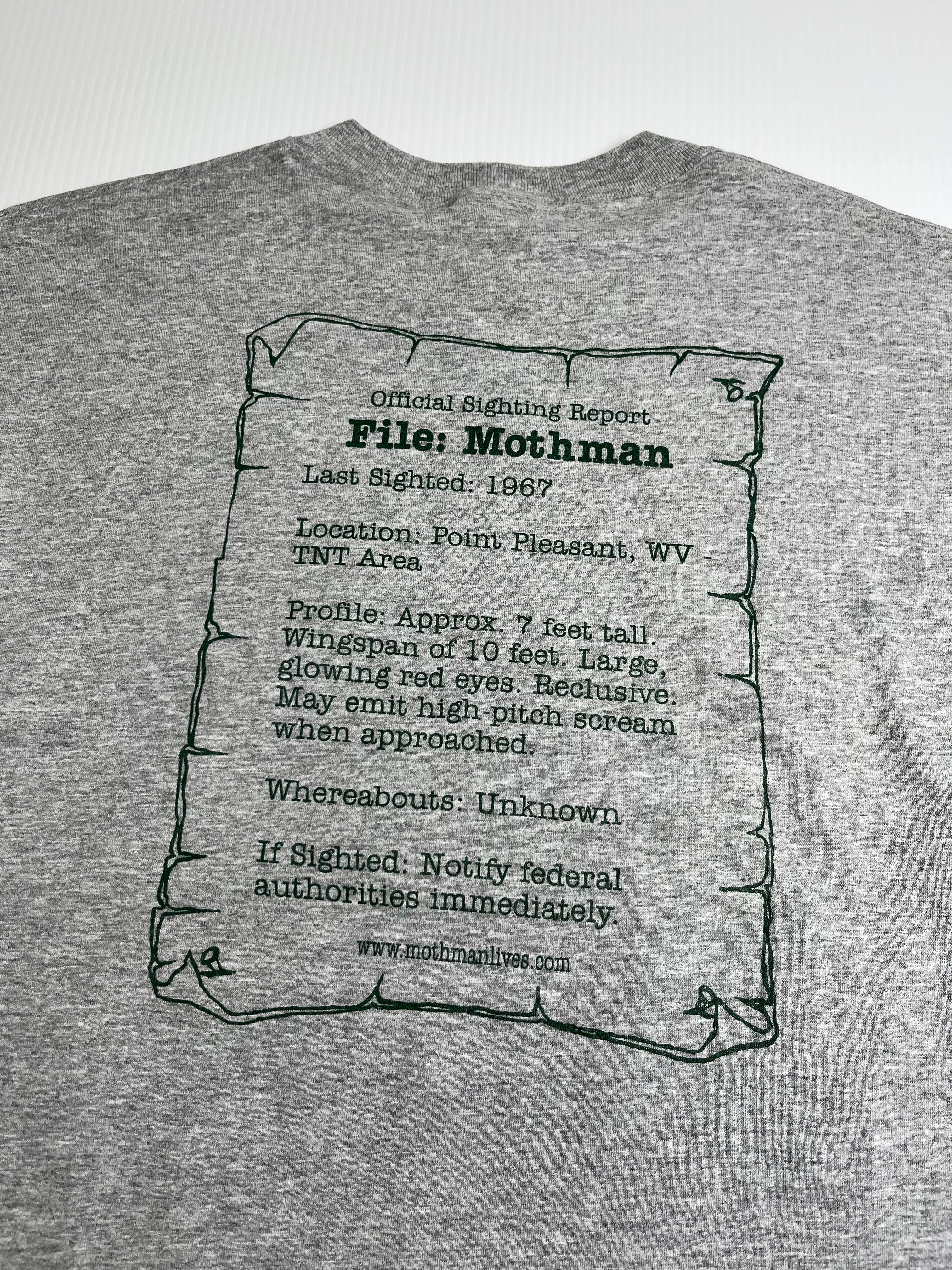 2000 Mothman Point Pleasant Graphic Tee XL