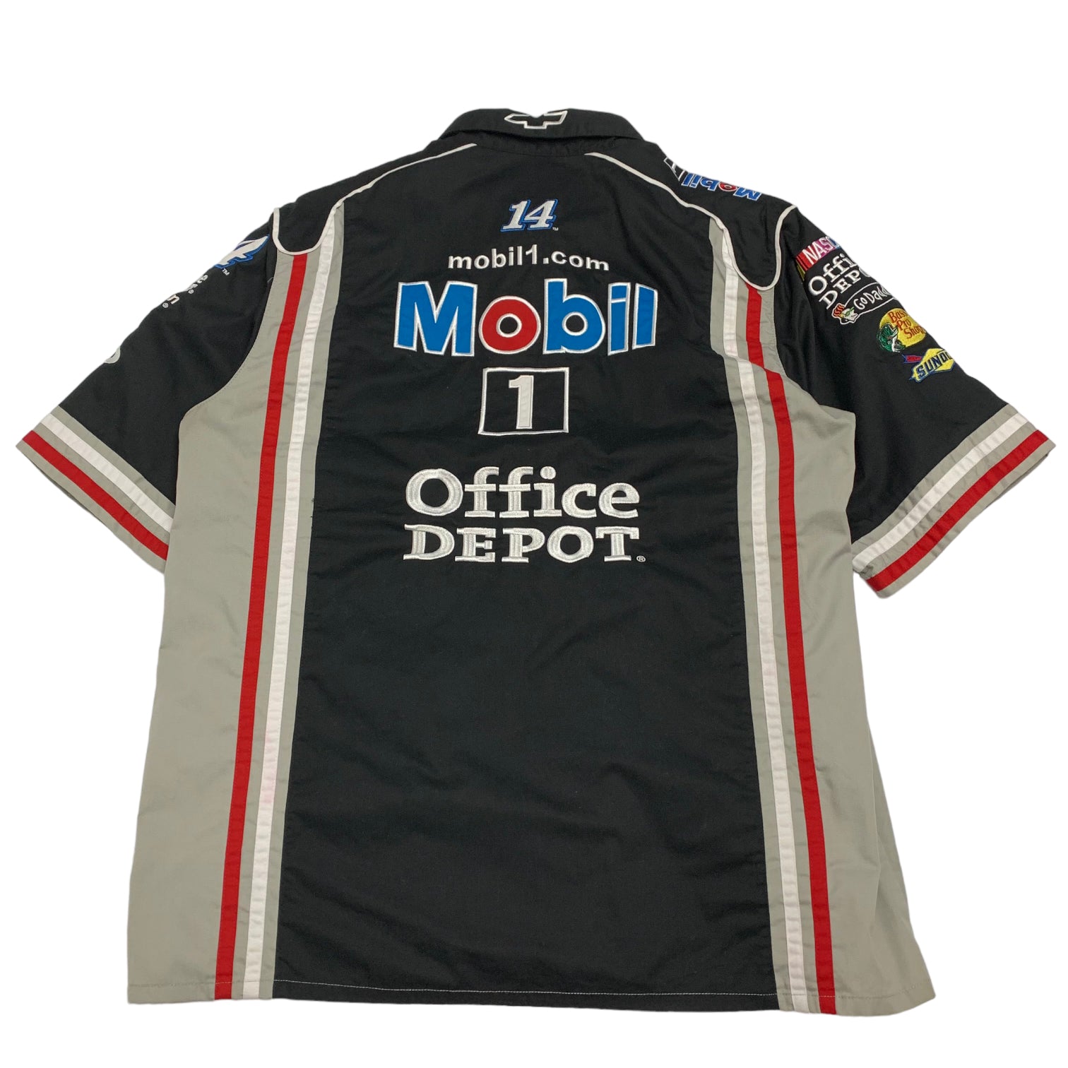 Mobil 1 NASCAR Button-up XL