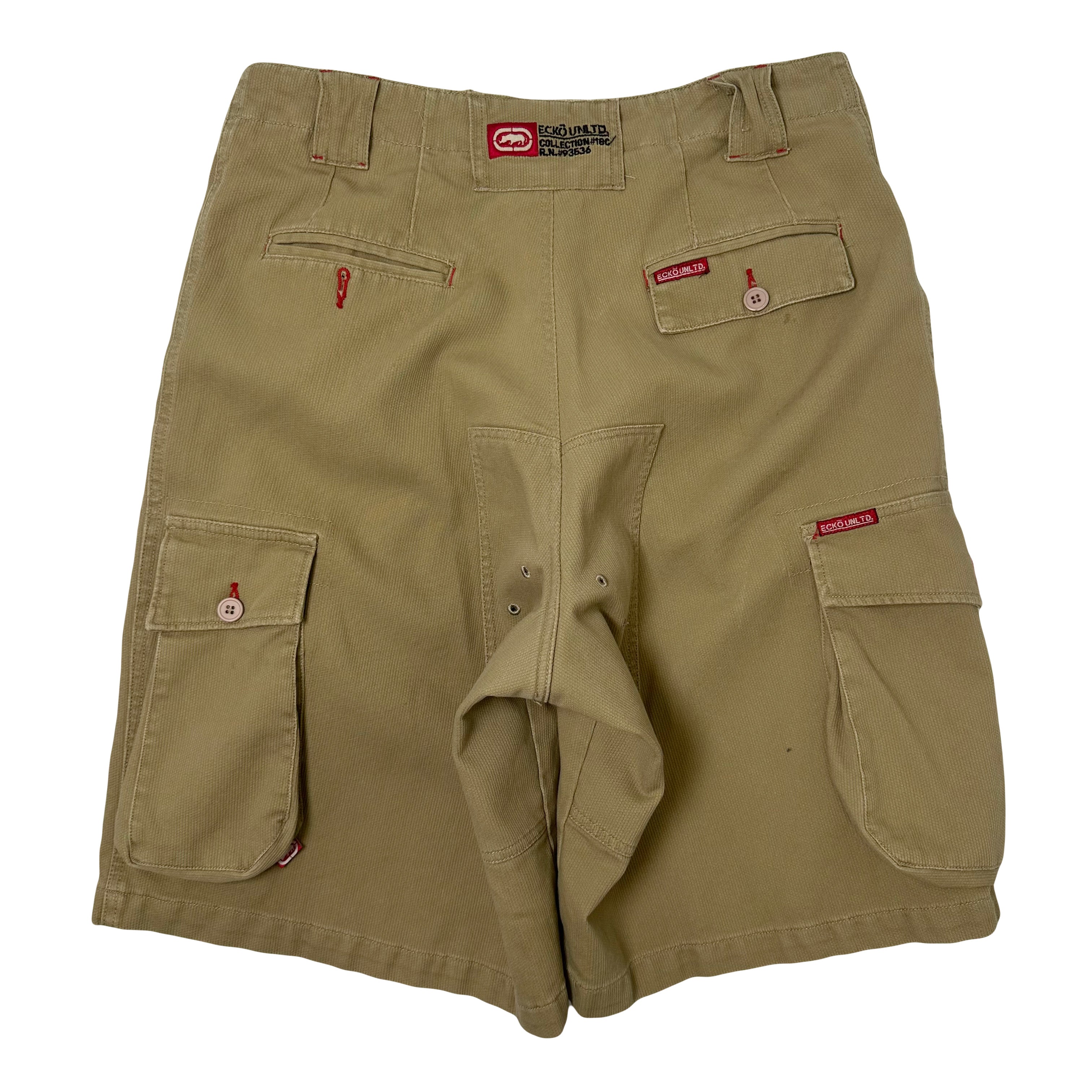 Y2K Ecko Baggy Cargo Shorts 32