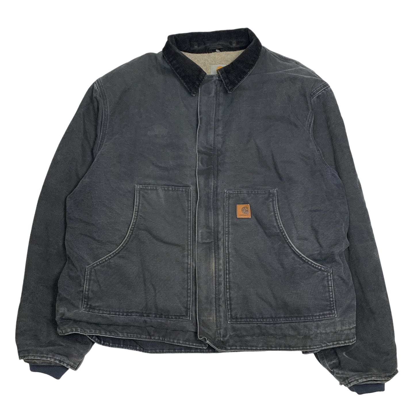 Carhartt Dark Grey Sherpa Lined Jacket XXL