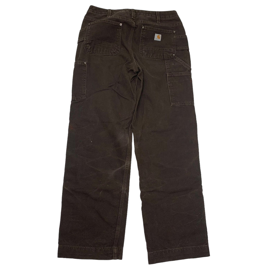 Carhartt Brown Double Knee Denim 29x30 0195