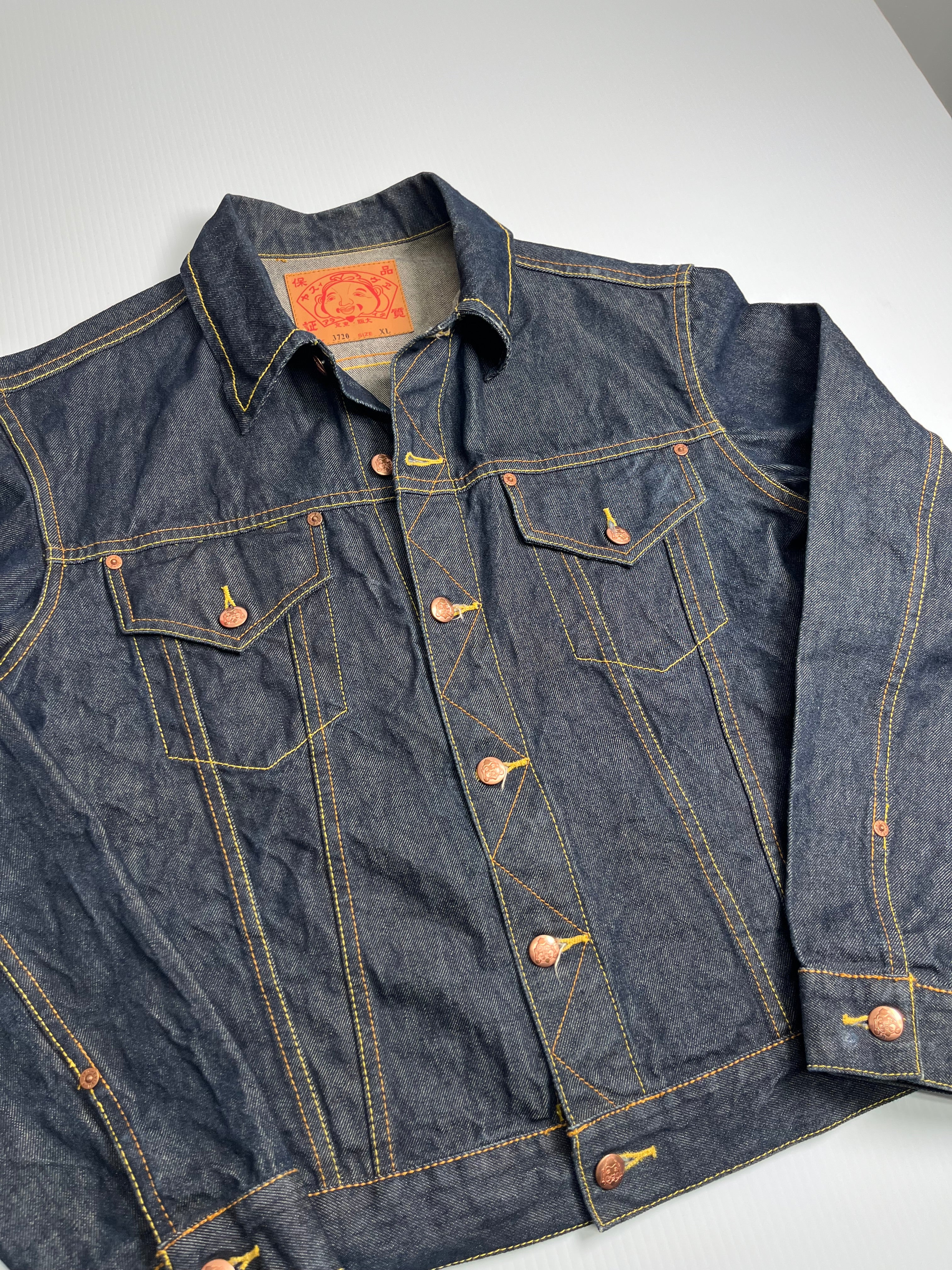 Evisu Maniacs Dark Wash Denim Jacket Women's XL