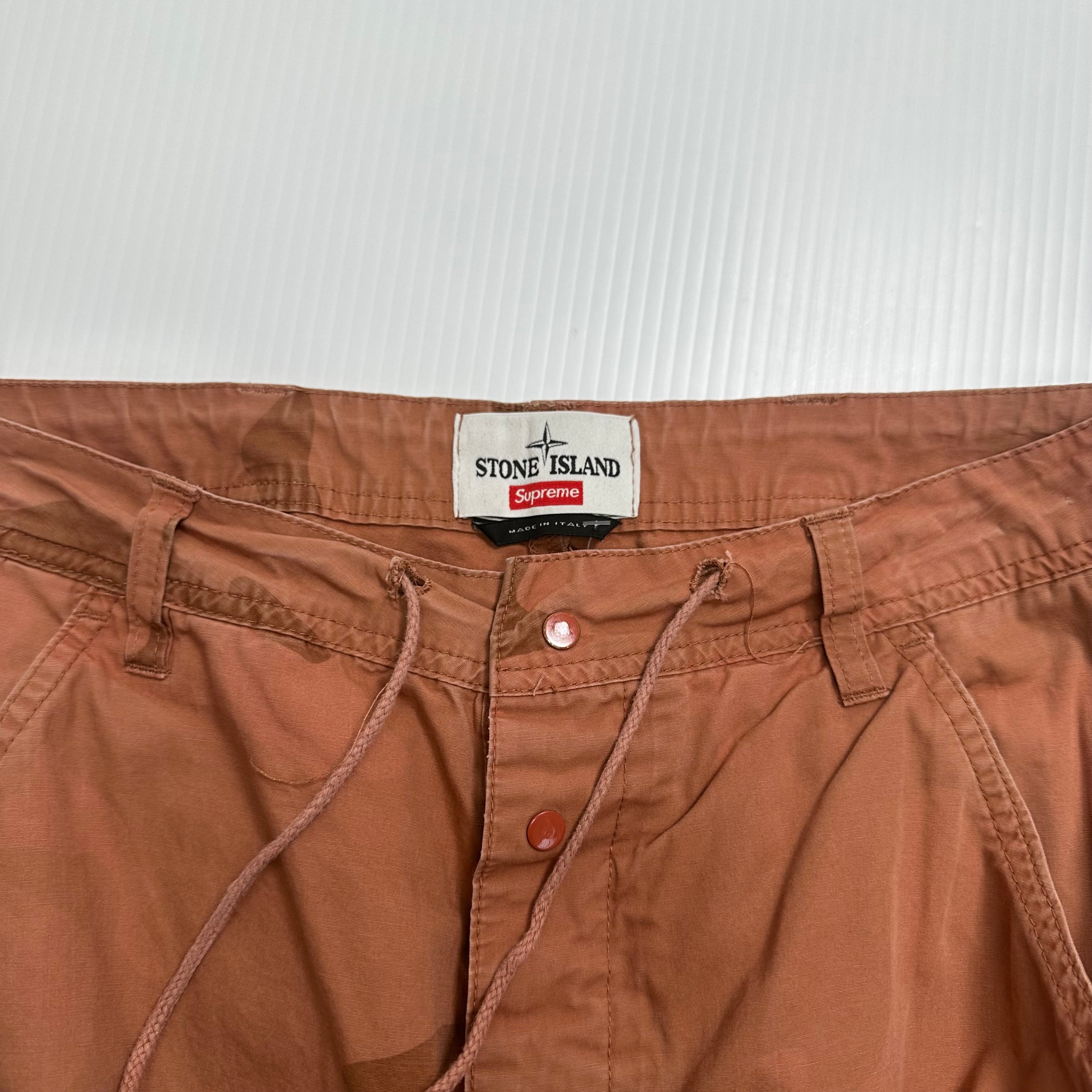 Stone Island x Supreme Camo Cargo Pants 31