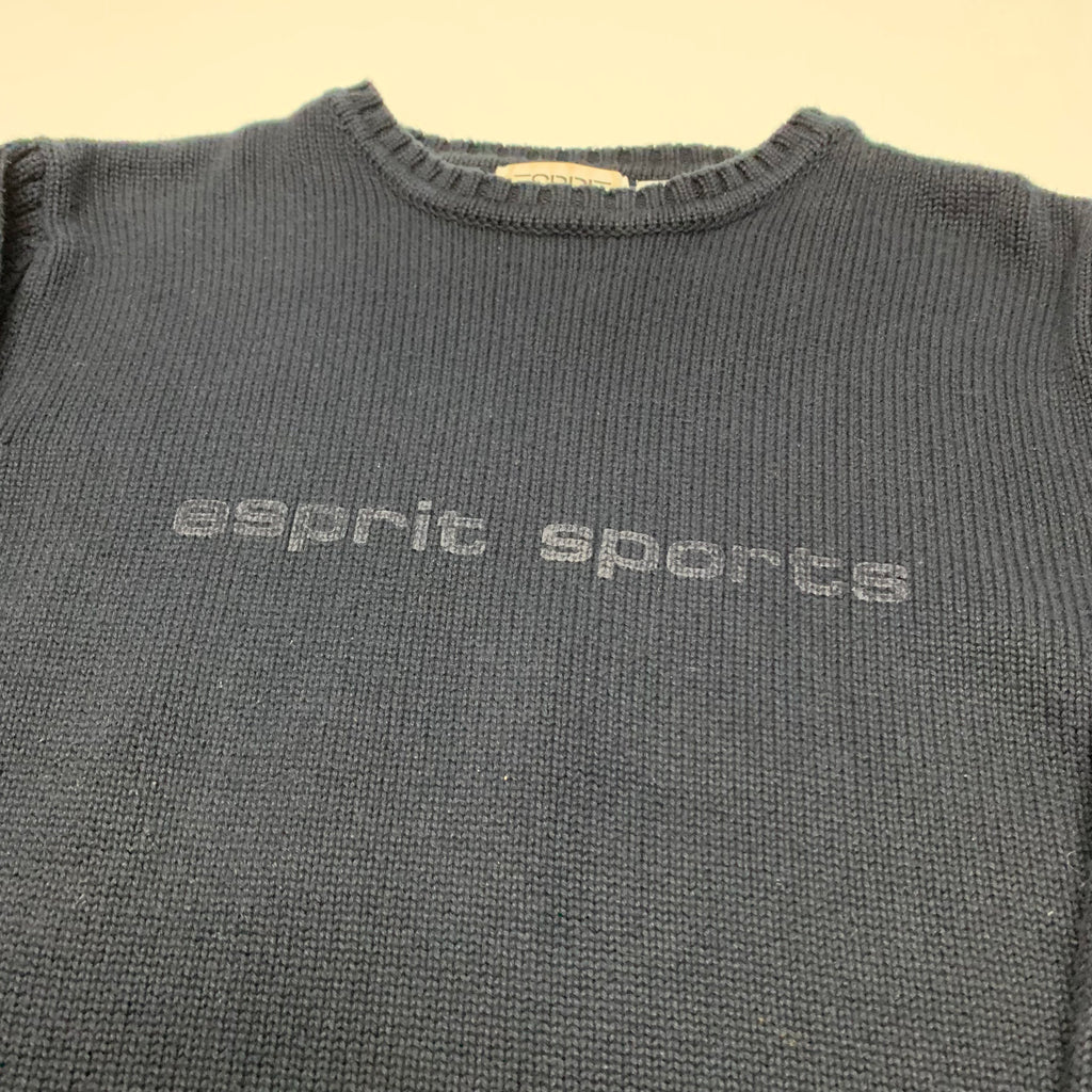 Y2K Esprit Sport Black Knit XL
