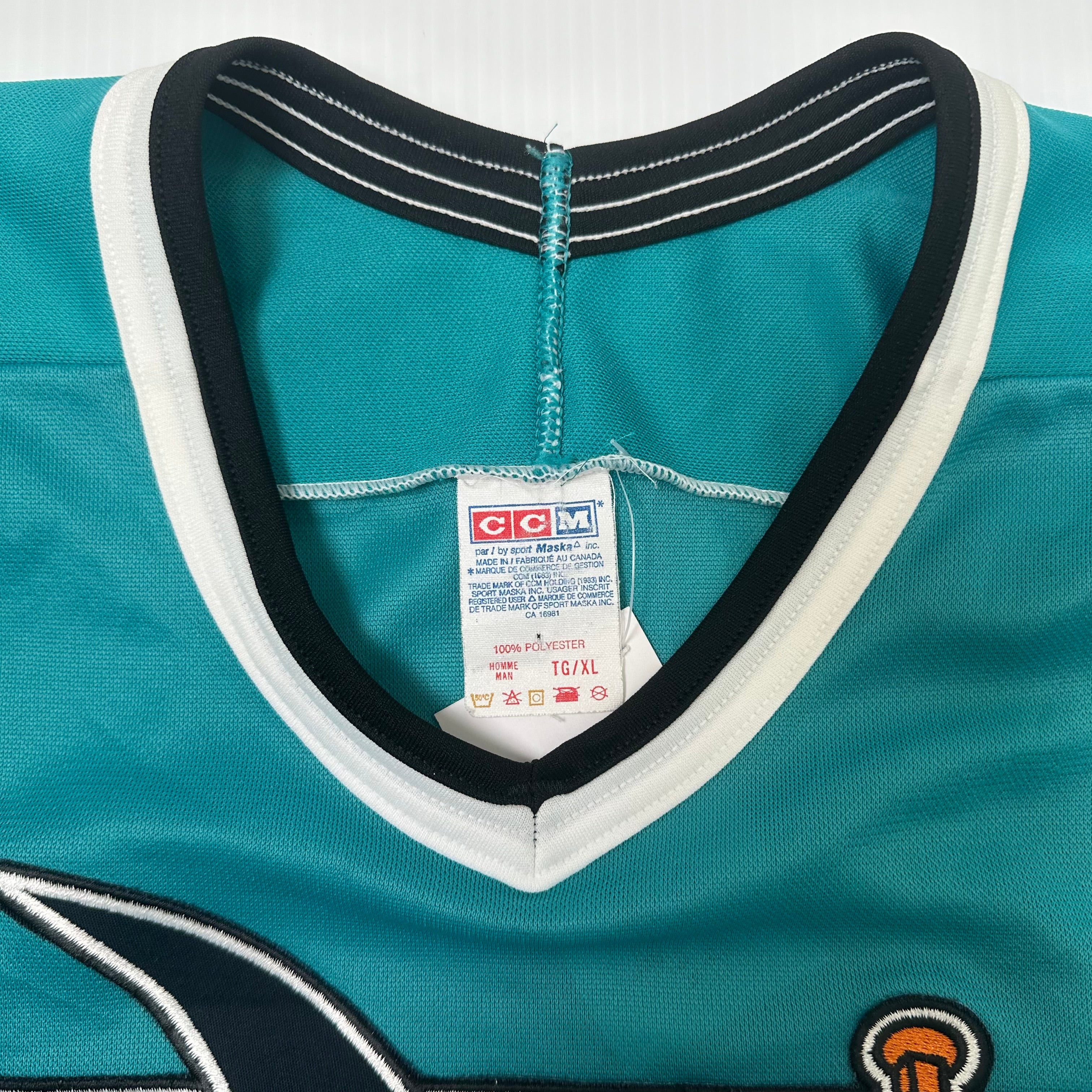Vintage CCM San Jose Sharks NHL Hockey Jersey XL